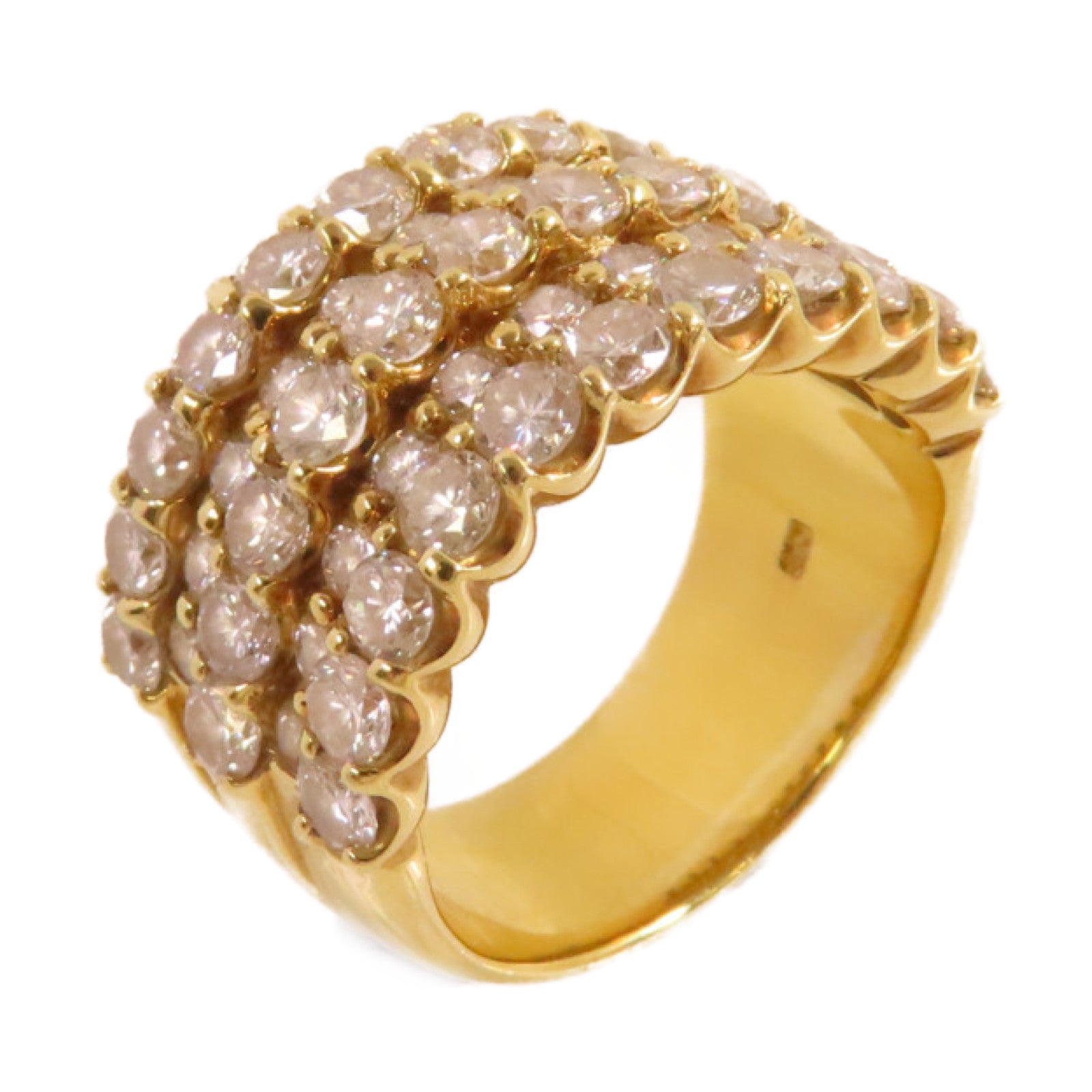 JEWELRY 18K黃金/3.00ct鑚石Diamond Ring戒指US#6