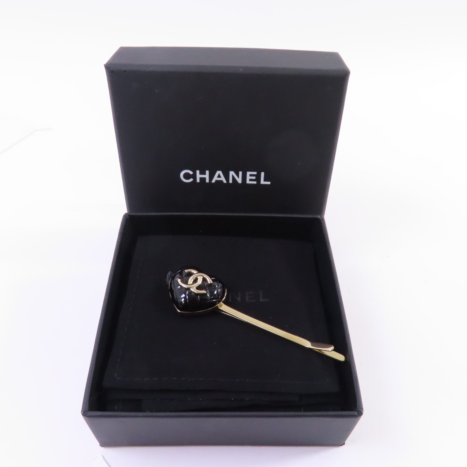 CHANEL 金屬/PVC Barrette髮夾