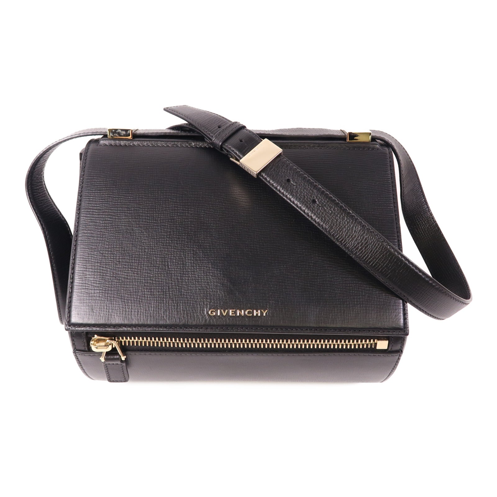 GIVENCHY 牛皮皮革Pandora Box金扣肩背袋
