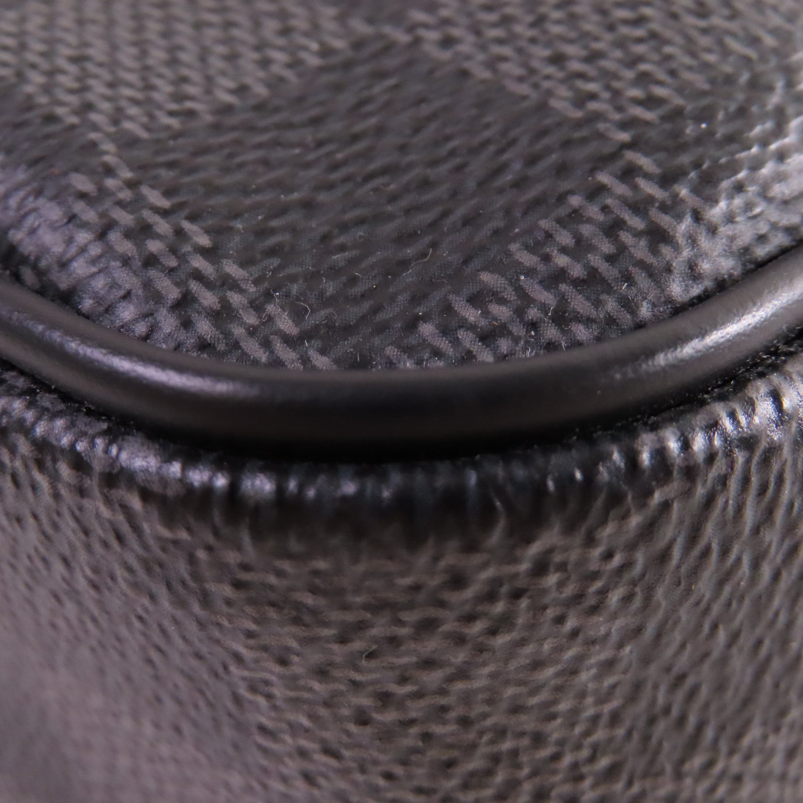 LOUIS VUITTON Damier Graphite Briefcase銀扣手挽肩背兩用袋黑色/灰色