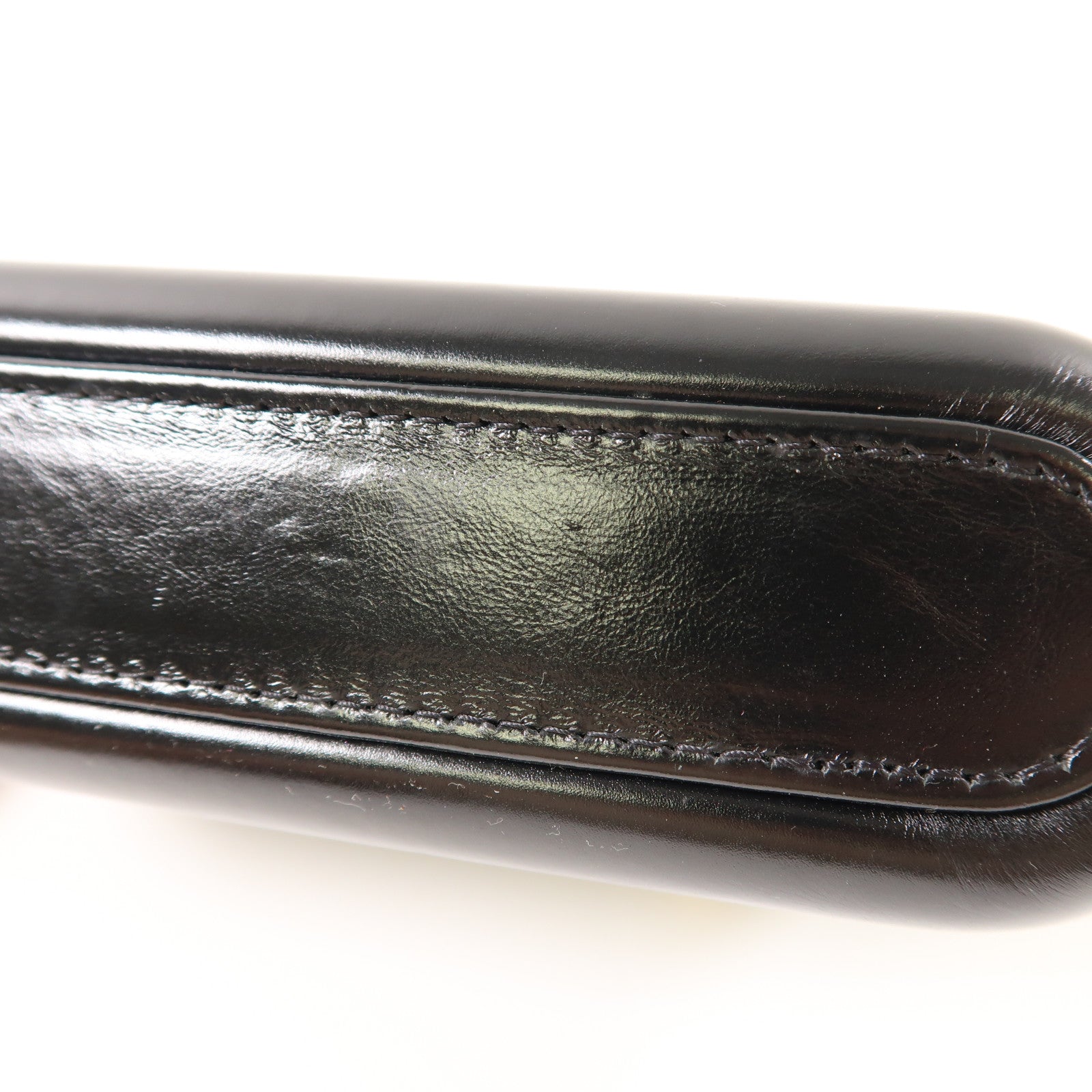 CHANEL CC GHW Gabrielle WOC Wallet On Chain Shoulder Bag Calfskin Leather Black