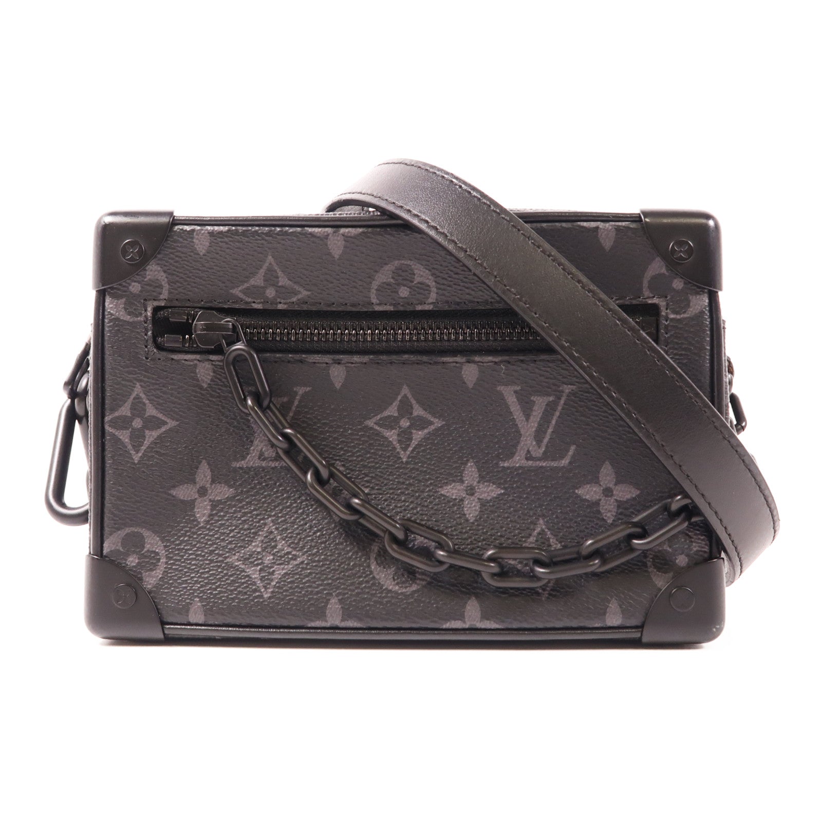 LOUIS VUITTON Monogram Eclipse Mini Soft Trunk肩背袋