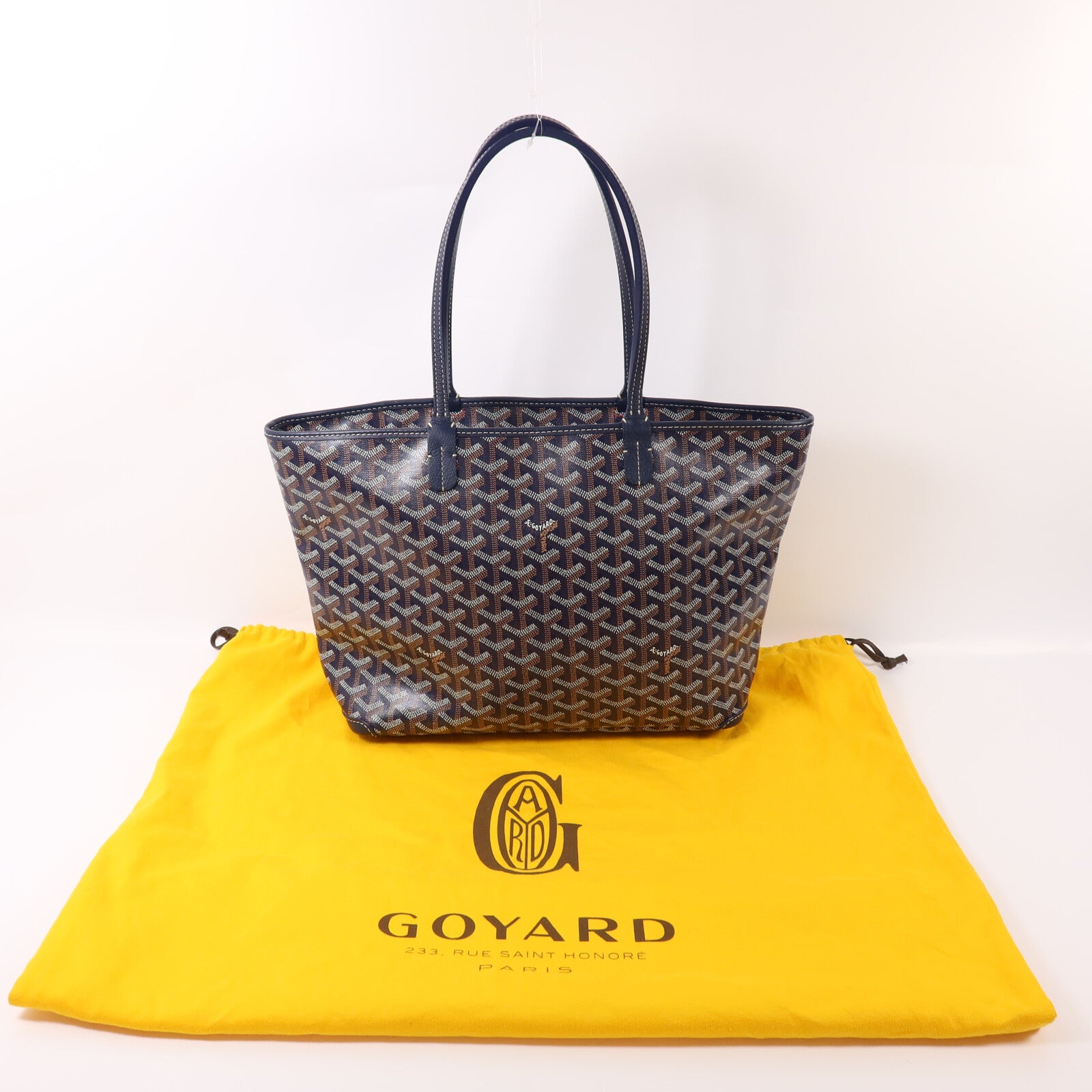 GOYARD 塗層帆布Artois PM銀扣手挽袋