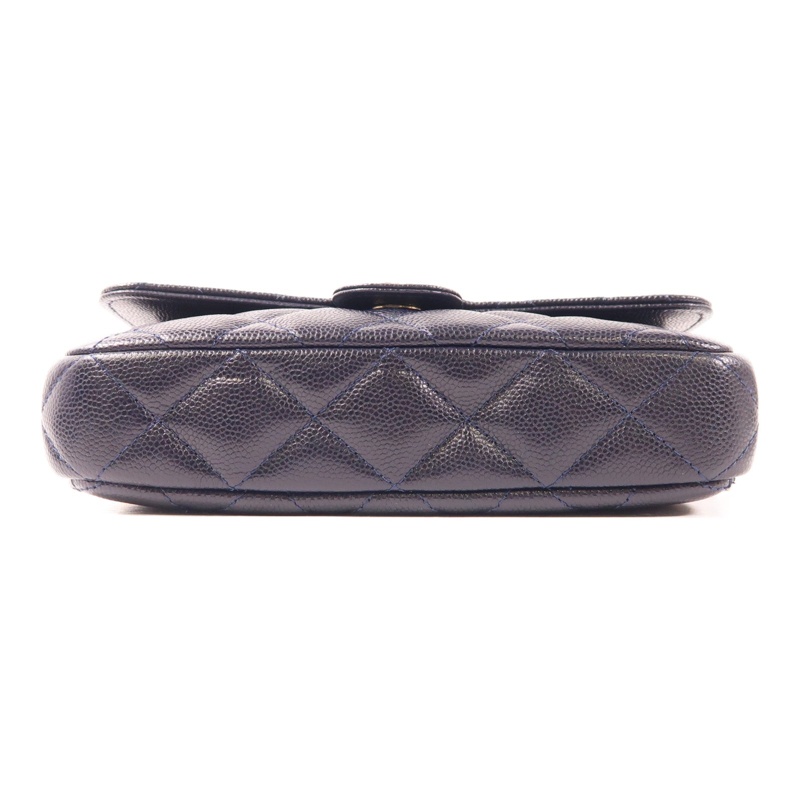 CHANEL 【激減優惠】牛皮皮革CF Phone Holder With Chain金釦鏈帶肩背袋