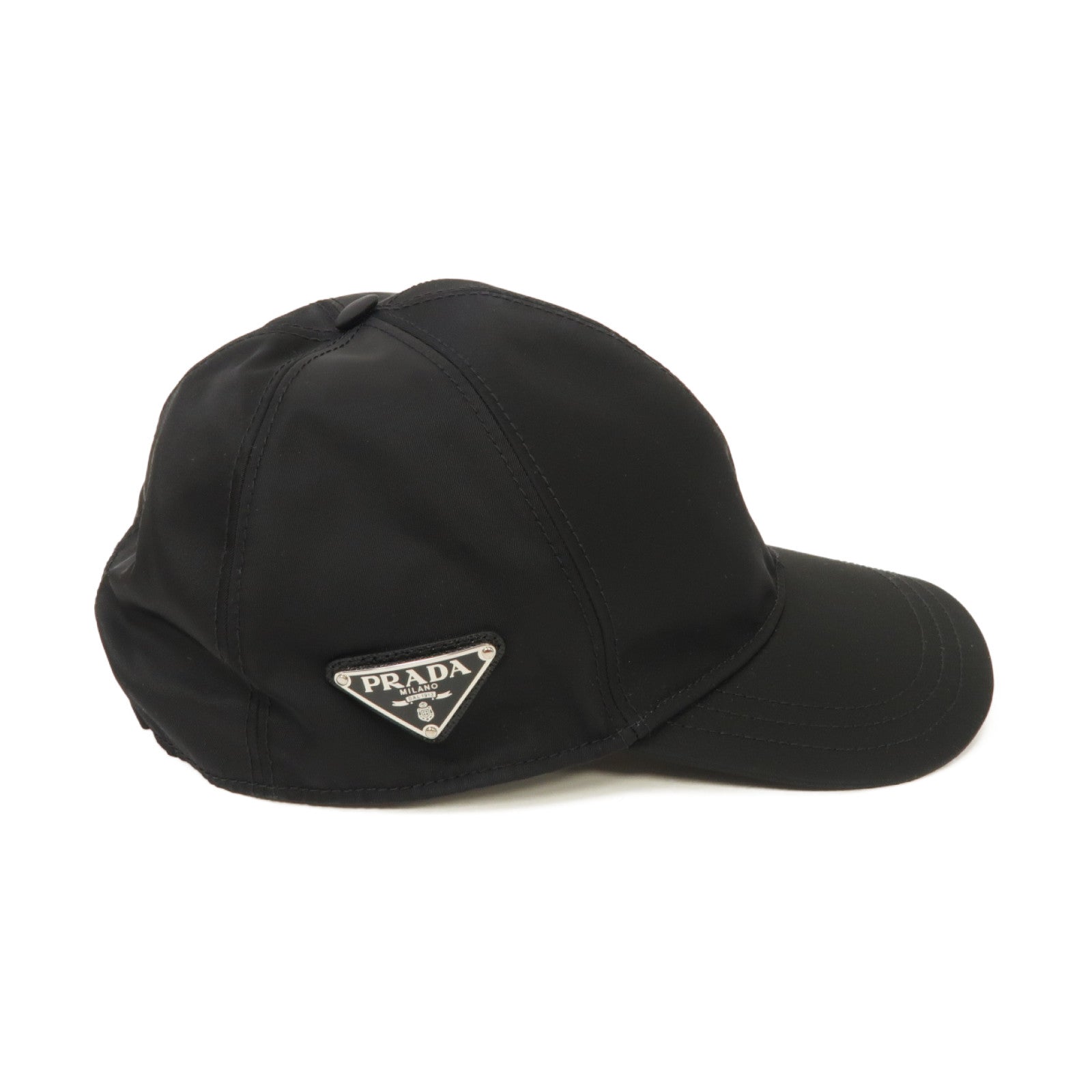 PRADA 尼龍Cap Hat帽子黑色