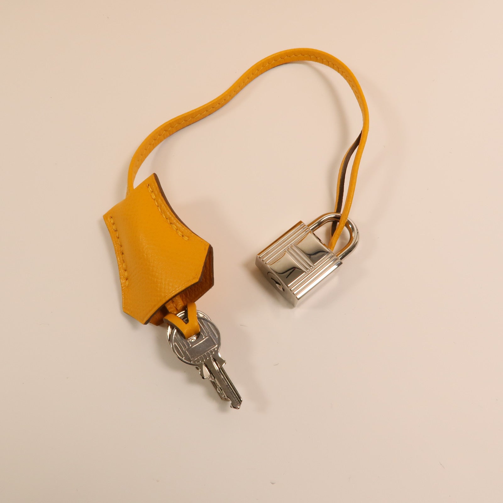 HERMES Epsom皮革Birkin 35銀扣手挽袋Jaune Ambre