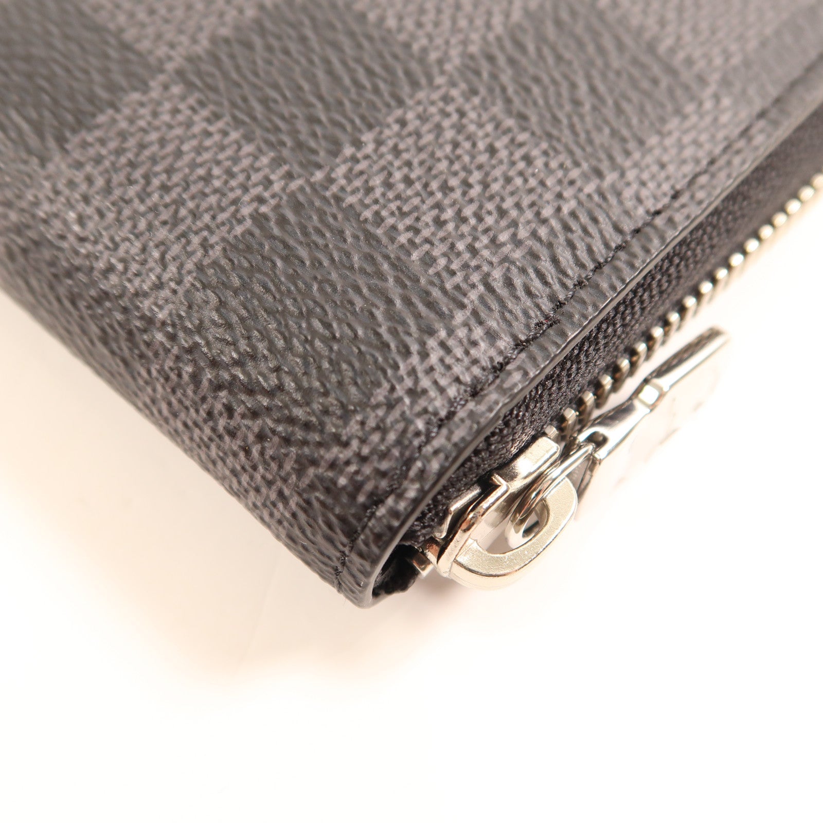 LOUIS VUITTON Damier Graphite Zippy Wallet Horizontal銀扣長錢包