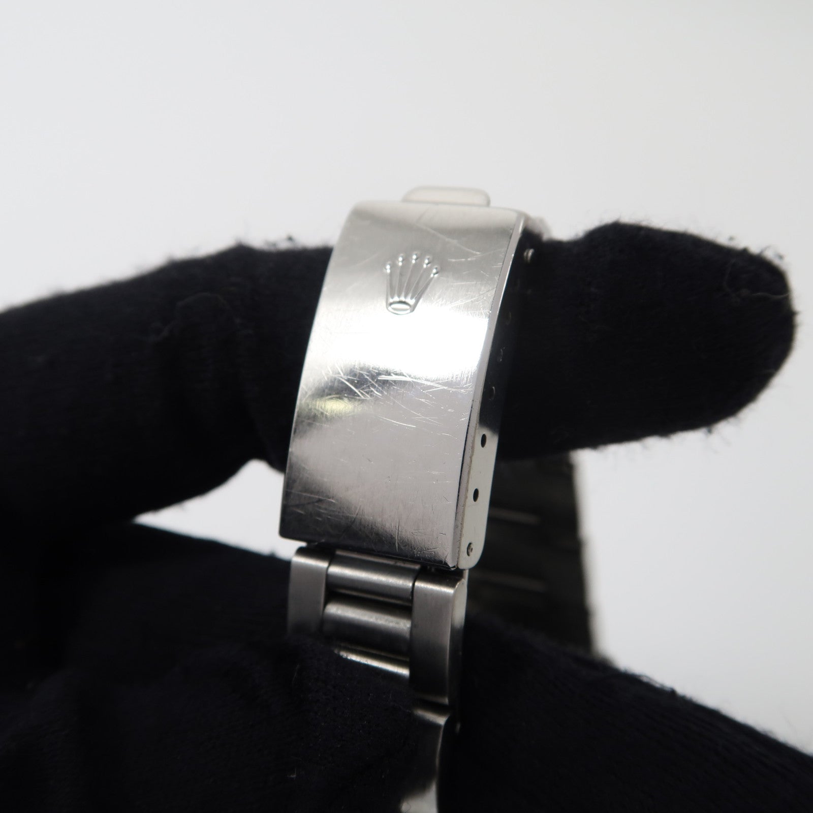 ROLEX Oyster Perpetual不鏽鋼手錶自動機芯黑色