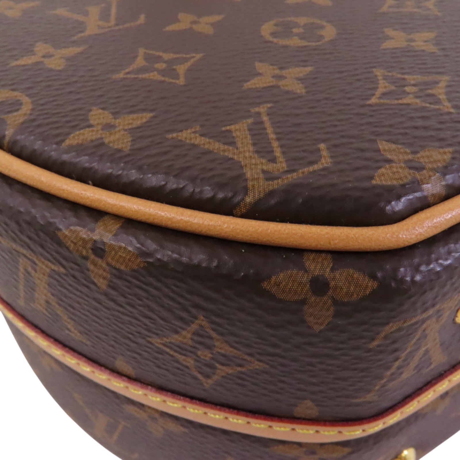 LOUIS VUITTON Monogram Petite Boite Chapeau金扣手挽肩背兩用袋