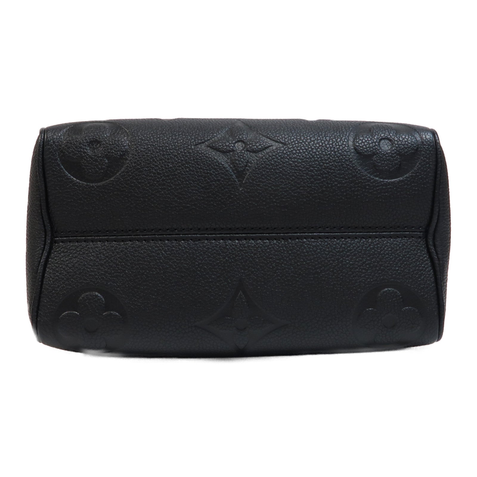 LOUIS VUITTON Monogram Empreinte Speedy Bandouliere 20金扣手挽肩背兩用袋黑色