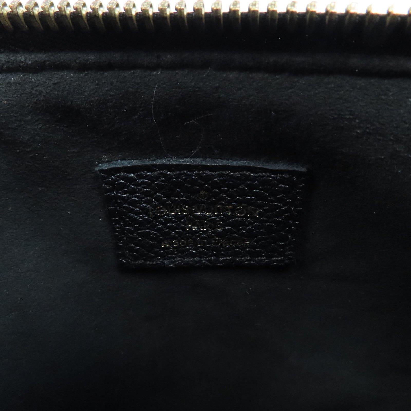 LOUIS VUITTON Monogram Empreinte Twice金扣肩背袋黑色