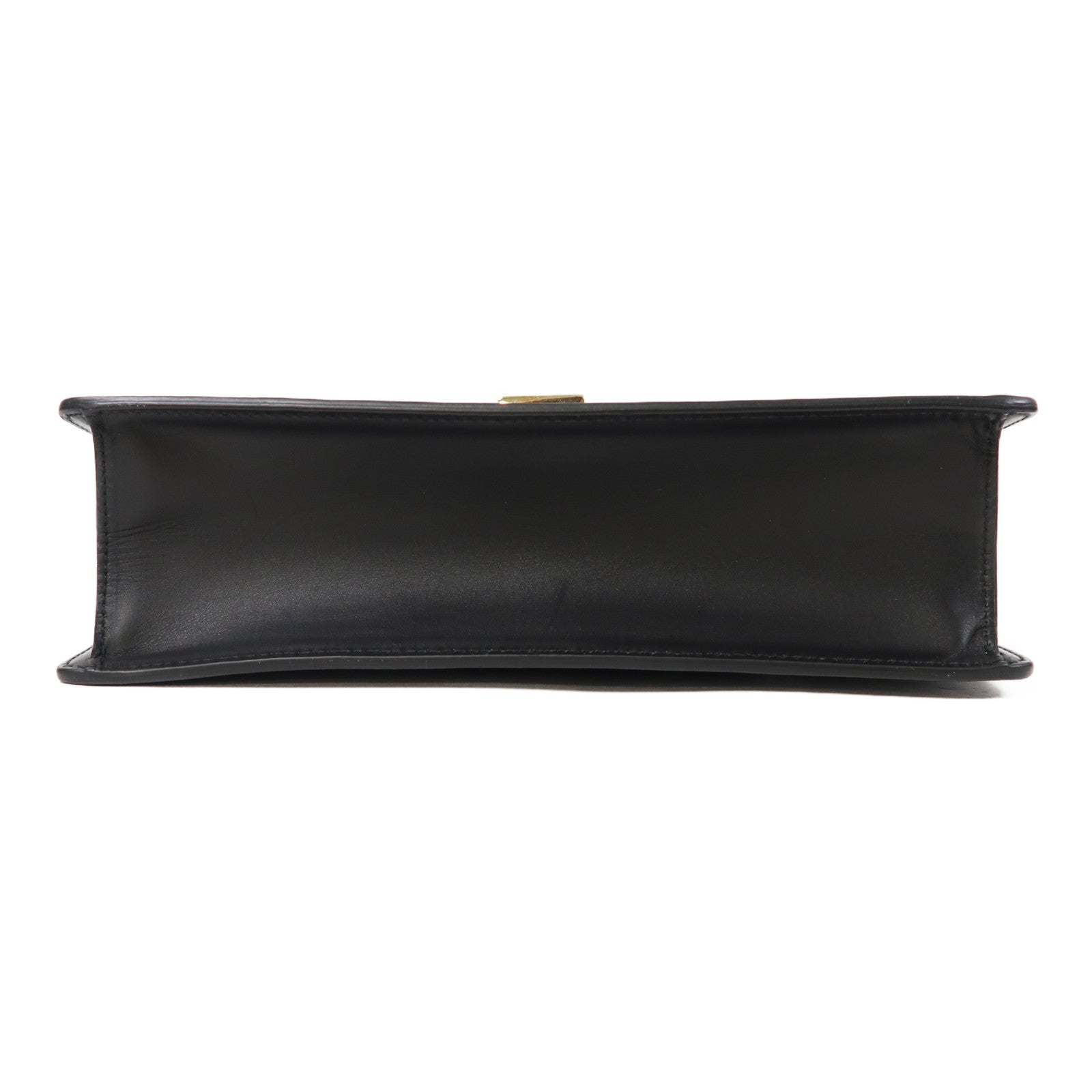 GUCCI 牛皮皮革Sylvie Small Shoulder Bag金扣黑色
