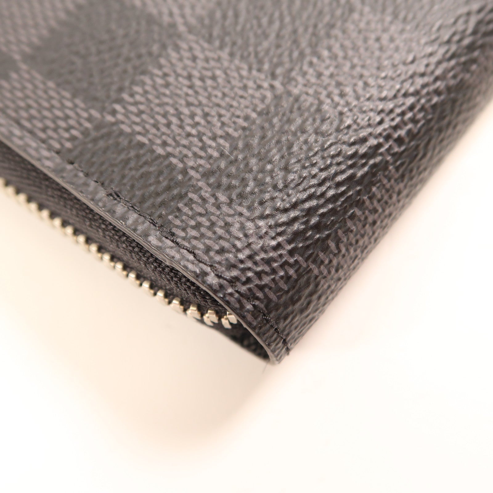 LOUIS VUITTON Damier Graphite Zippy Wallet Horizontal銀扣長錢包