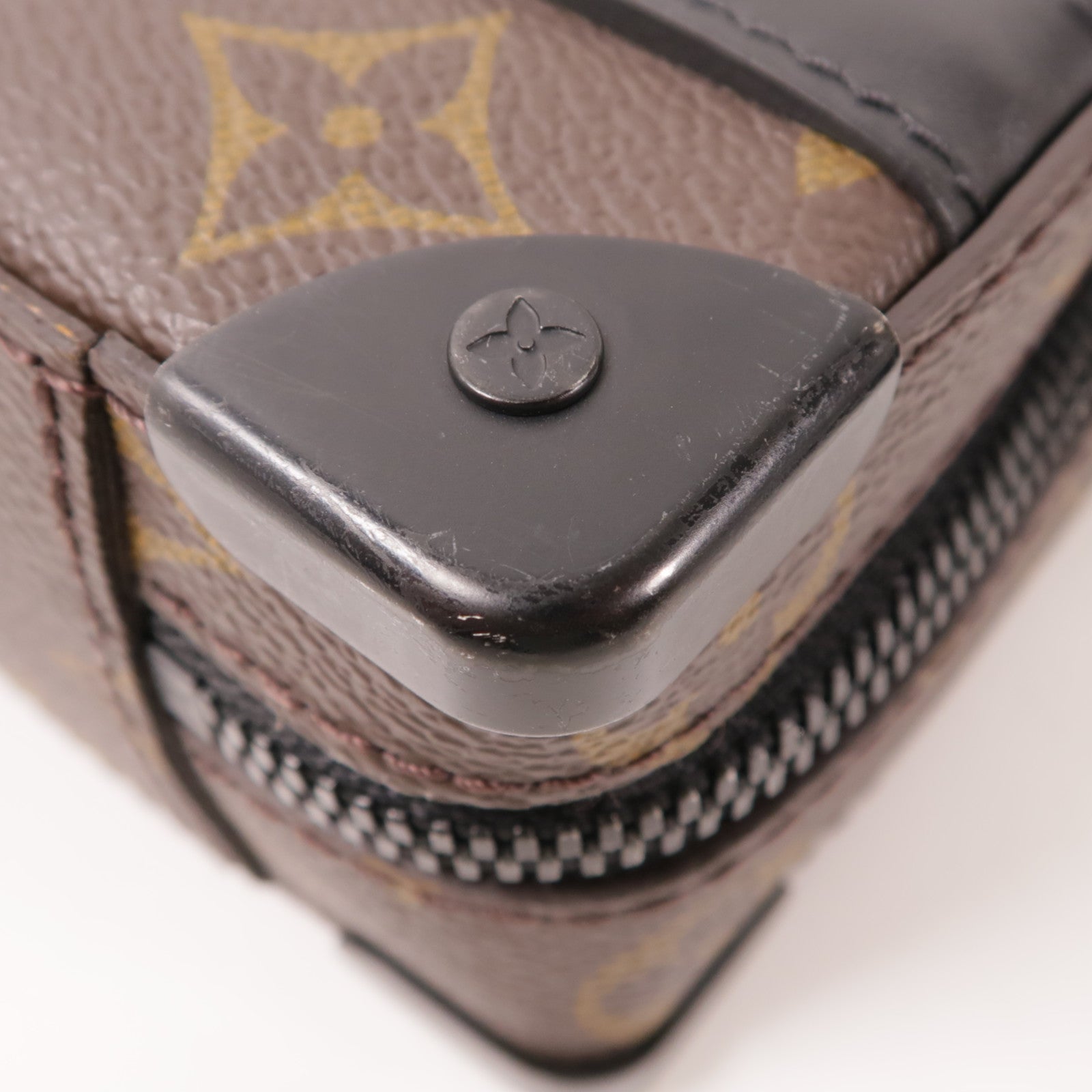 LOUIS VUITTON LV Handle Soft Truck 2way Shoulder Bag M45935 Monogram Macassar