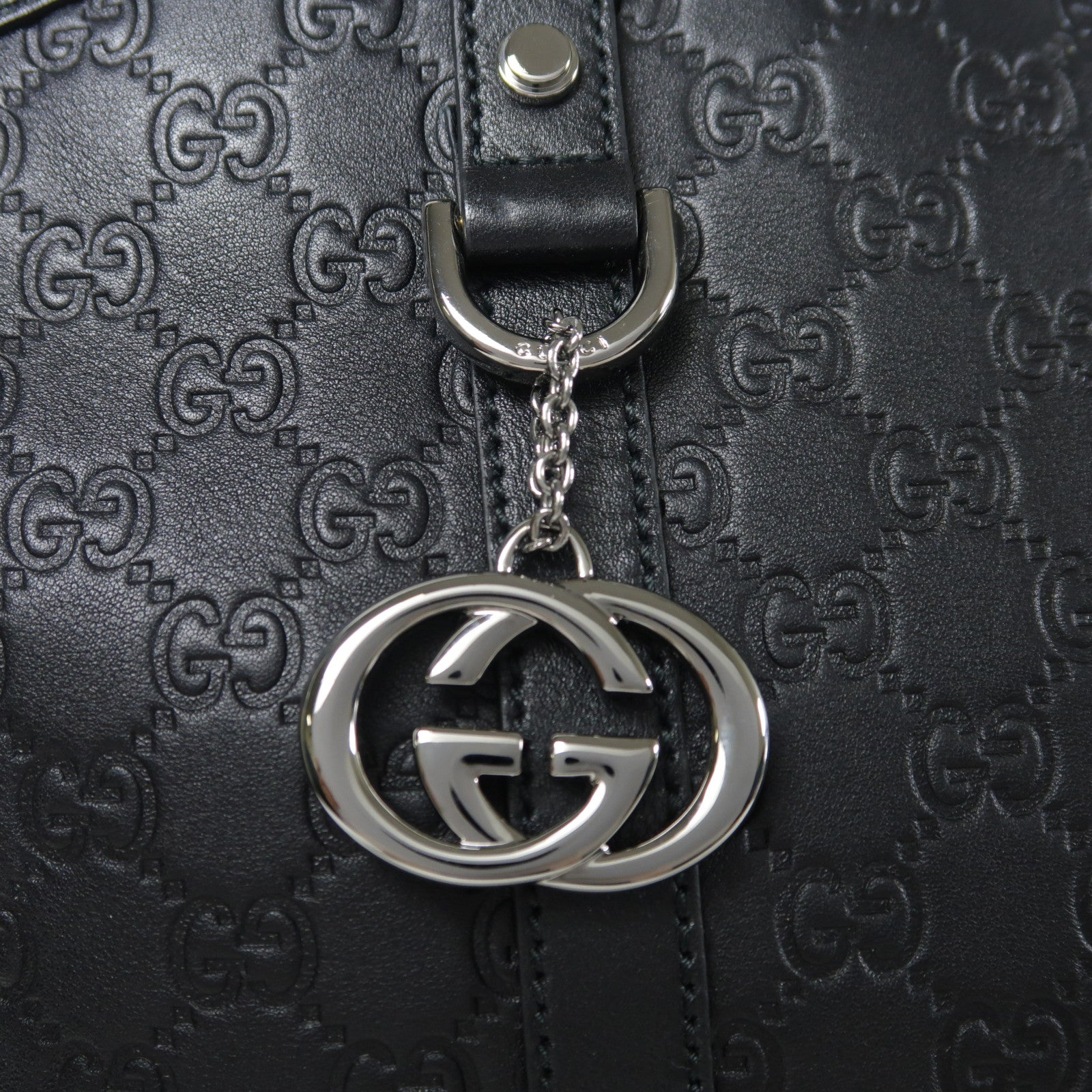 GUCCI GG SHW 2way Shoulder Bag 339551 Calfskin Leather Black