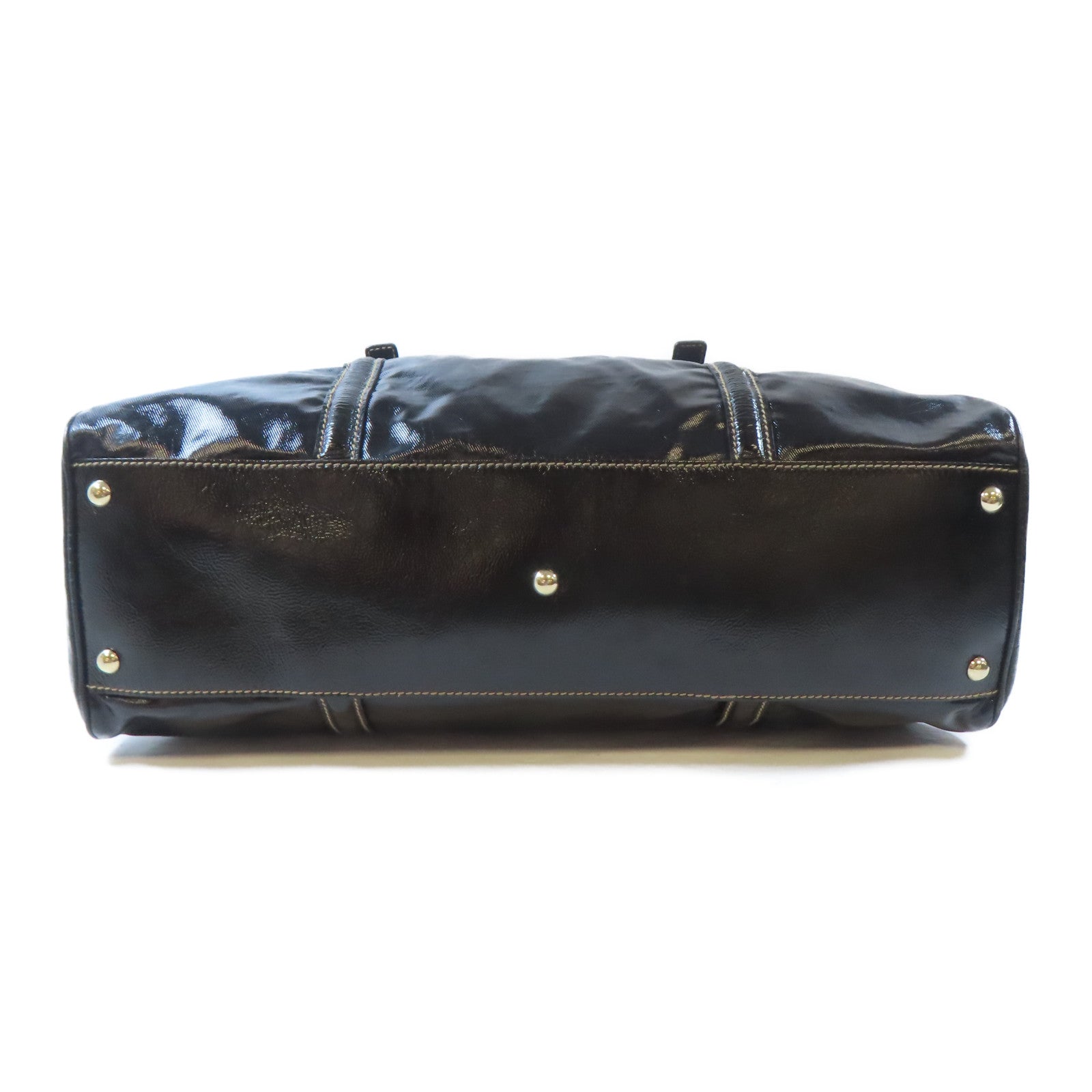 GUCCI PVC Shoulder Bag金扣肩背袋黑色