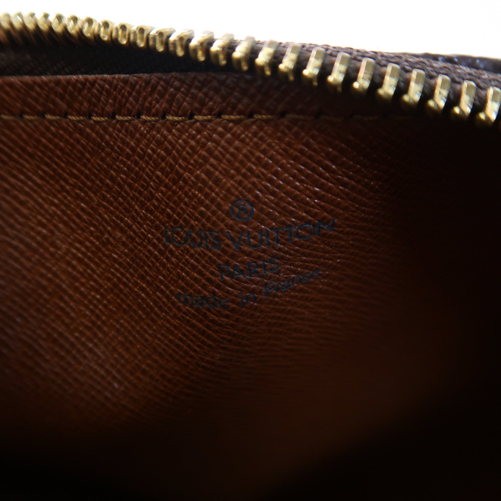 LOUIS VUITTON Monogram Papillon PM金扣肩背袋啡色