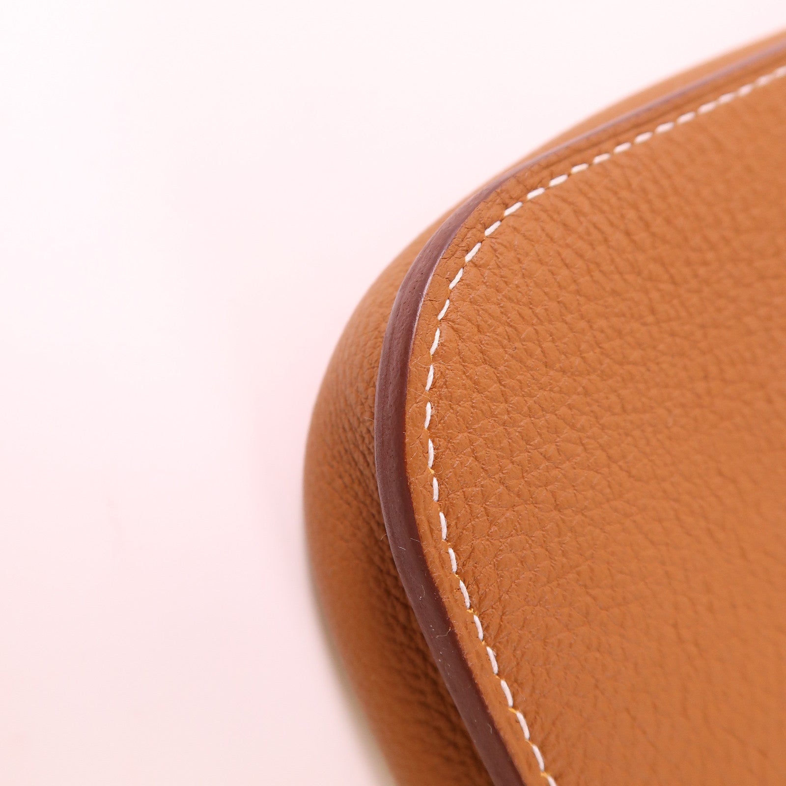 HERMES Togo皮革Steve Light Junior肩背袋37 Gold