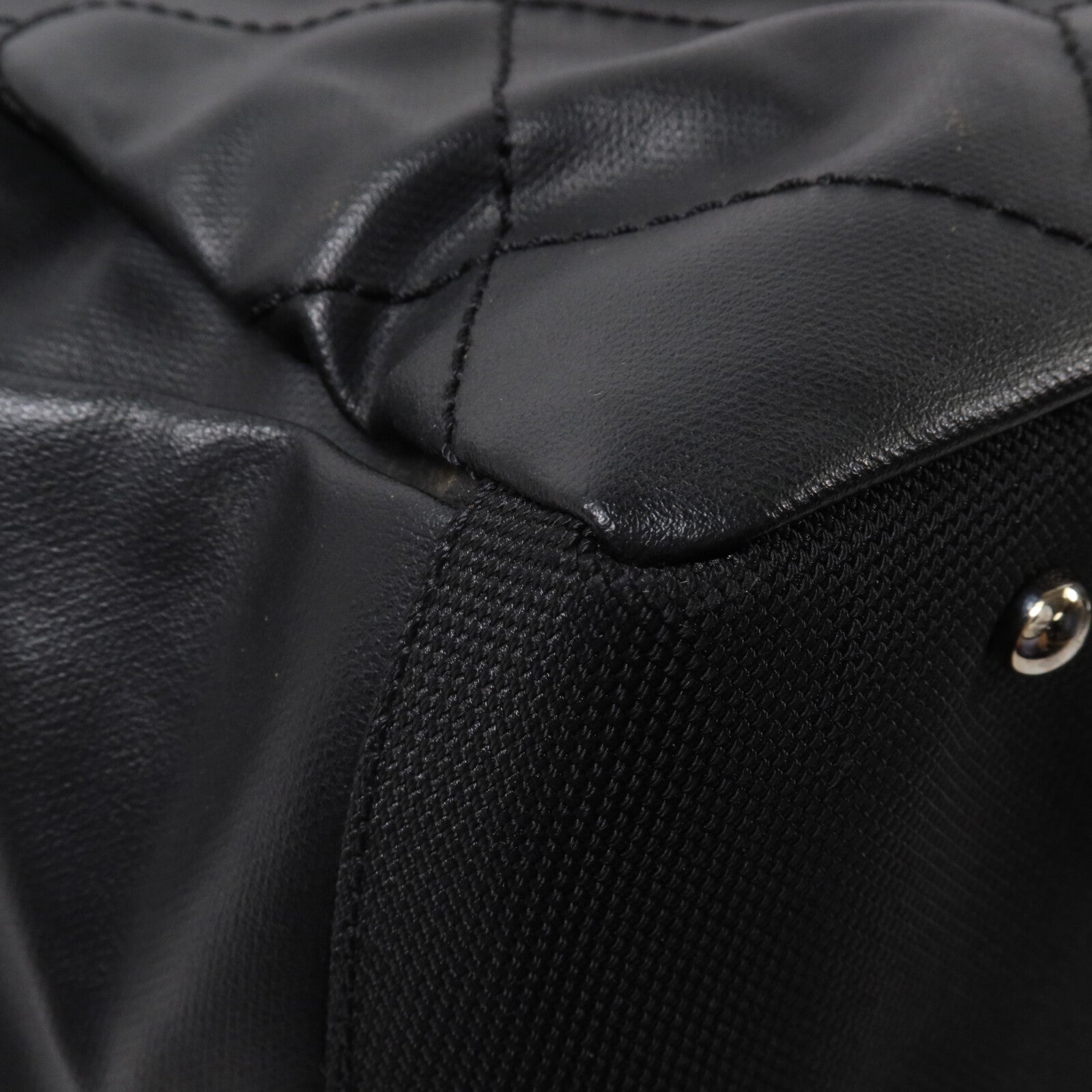 CHANEL 塗層帆布/Paris Biarritz Tote手挽袋