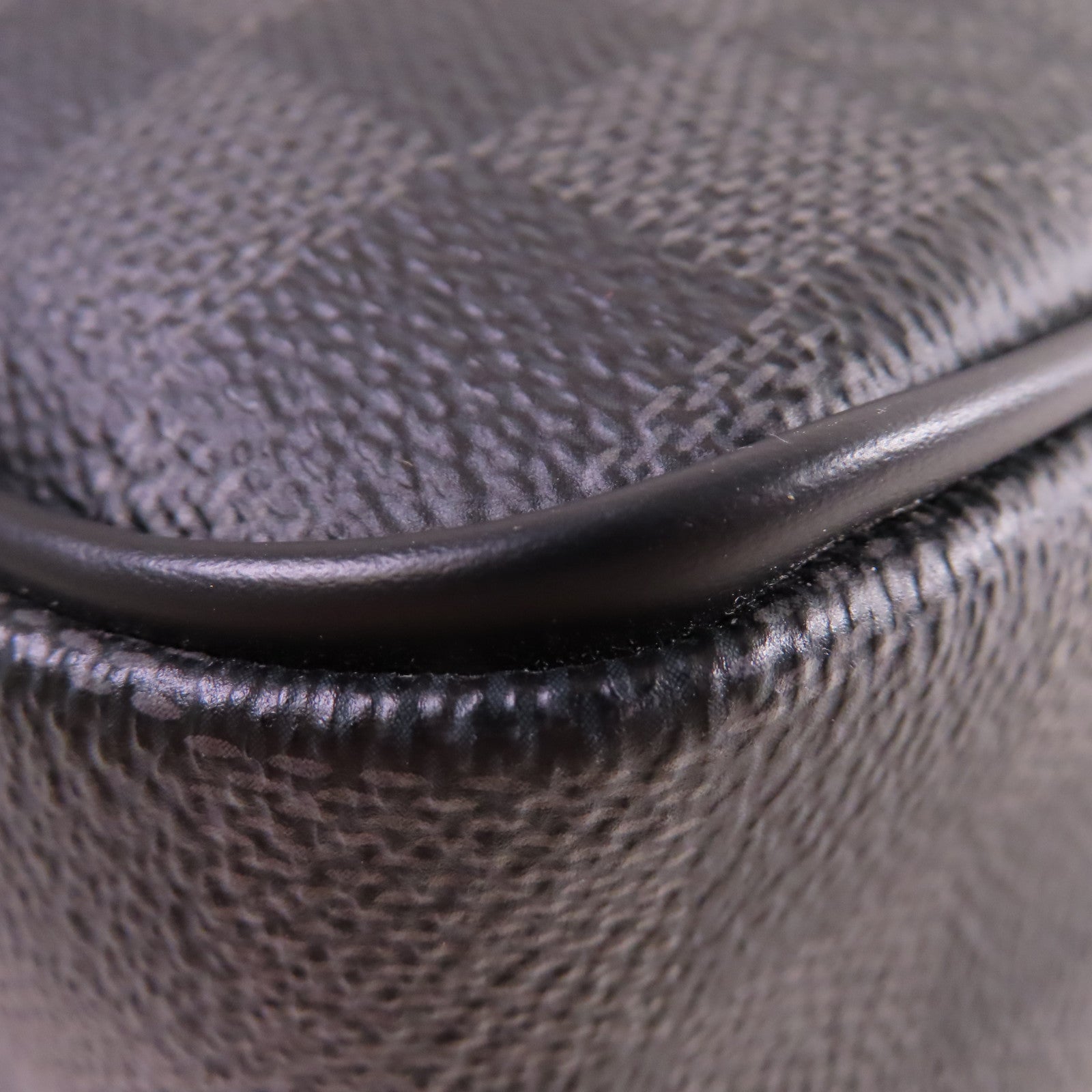 LOUIS VUITTON Damier Graphite Briefcase銀扣手挽肩背兩用袋黑色/灰色