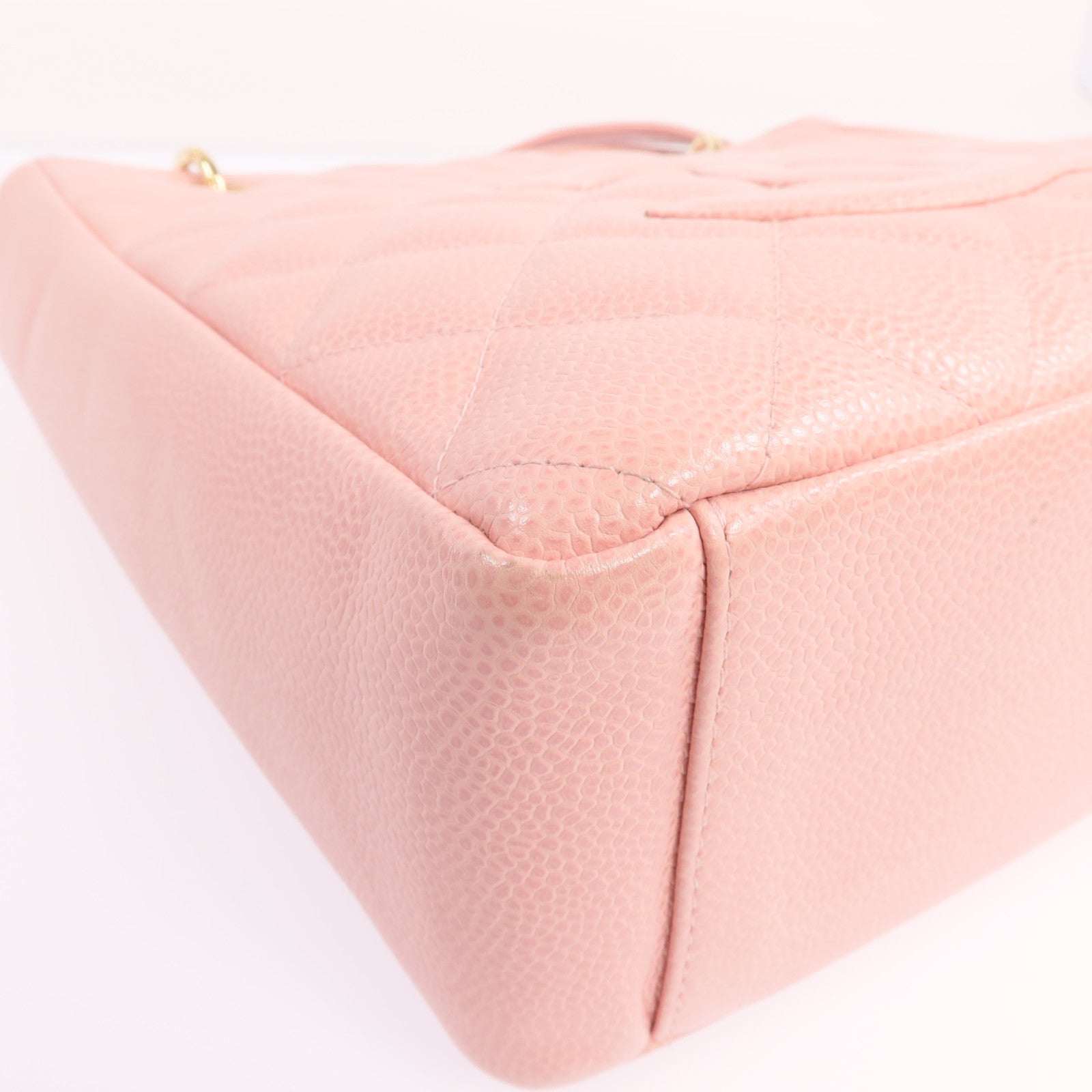 CHANEL PST Petite Shopping Tote Bag金扣鏈帶肩背袋