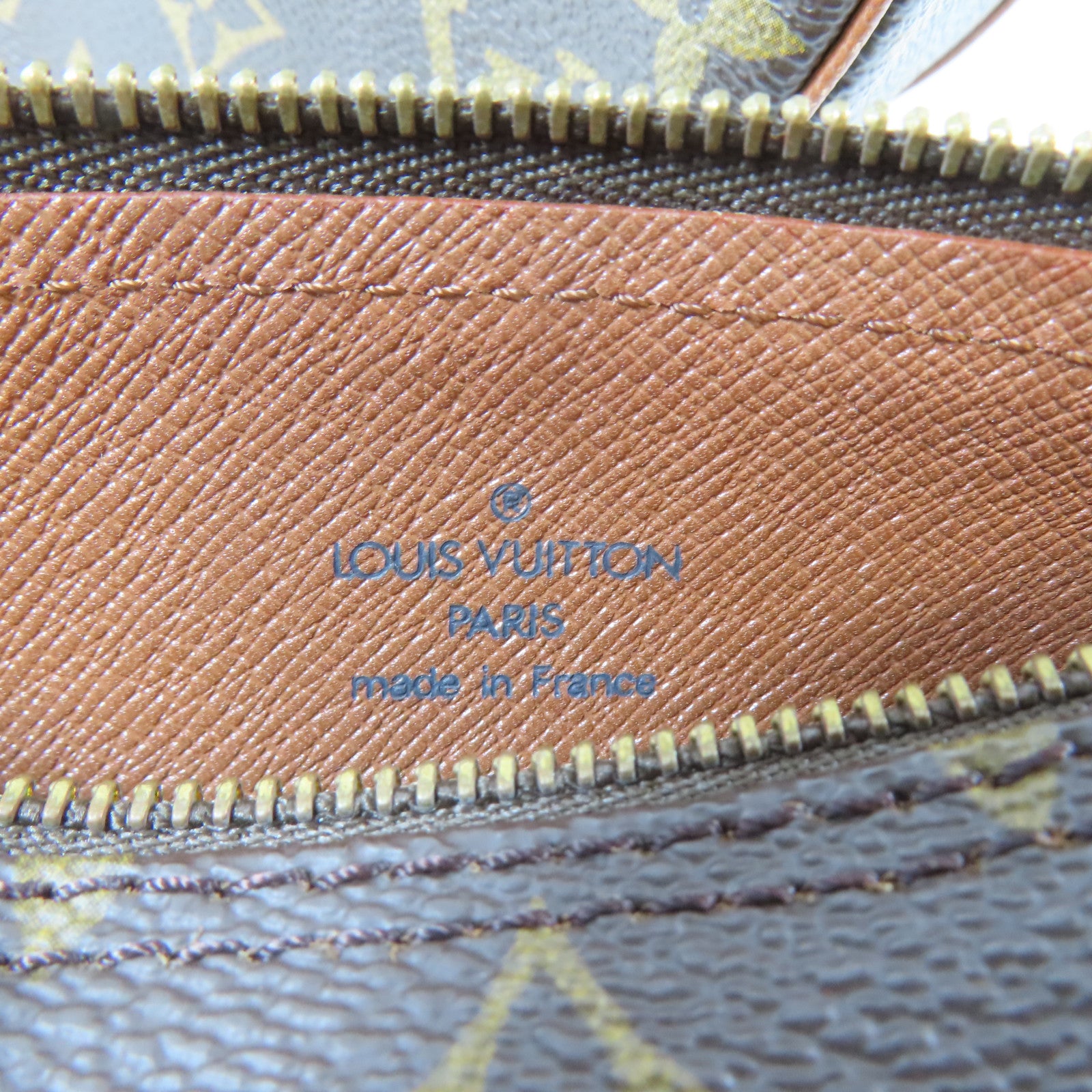 LOUIS VUITTON Monogram Papillon GM金扣手挽袋啡色