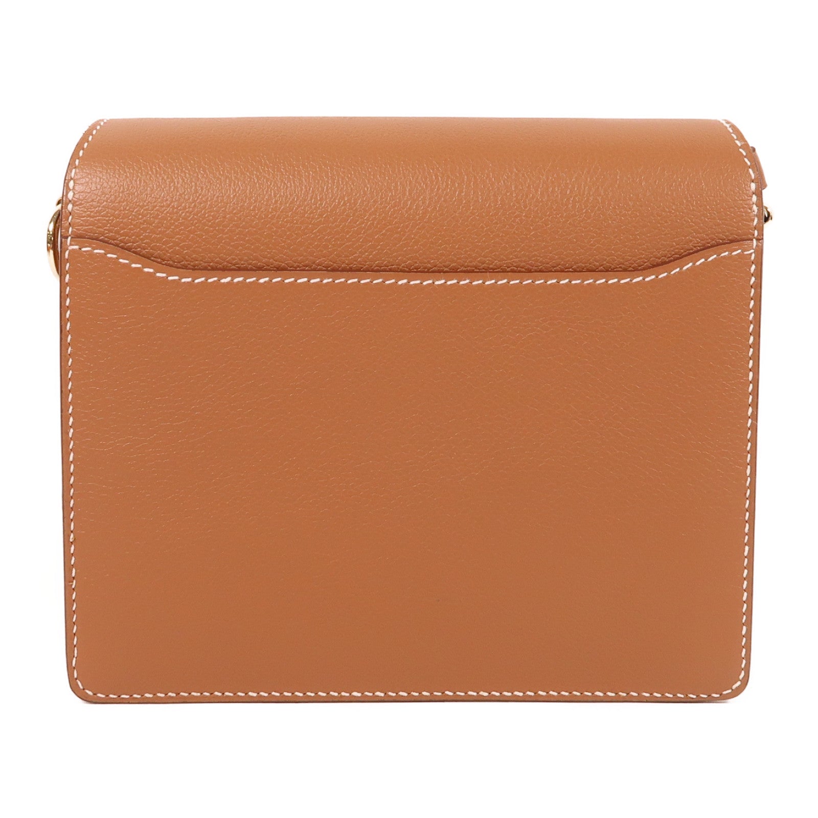 HERMES Evercolor皮革Mini Roulis金扣肩背袋金色