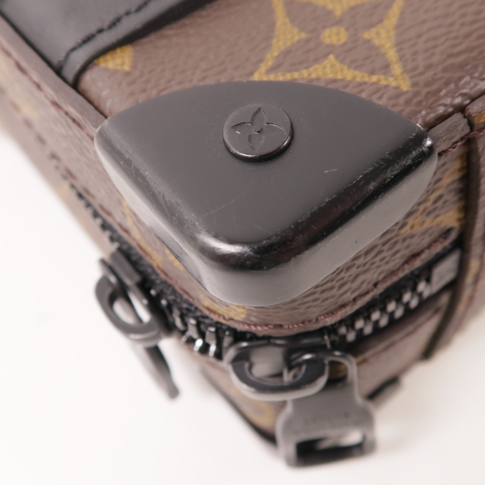 LOUIS VUITTON LV Handle Soft Truck 2way Shoulder Bag M45935 Monogram Macassar