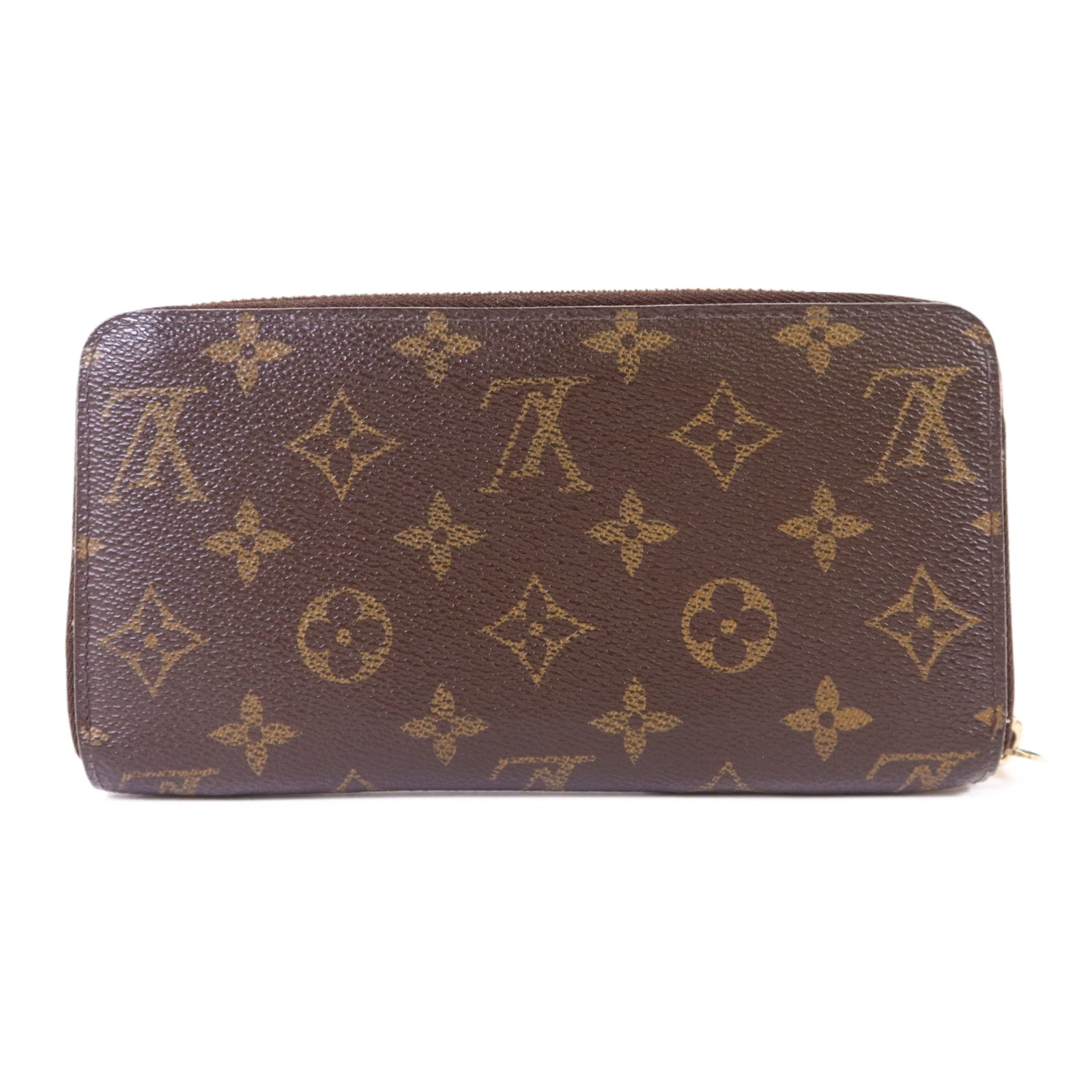 LOUIS VUITTON Monogram Zipper Long Wallet金扣長錢包