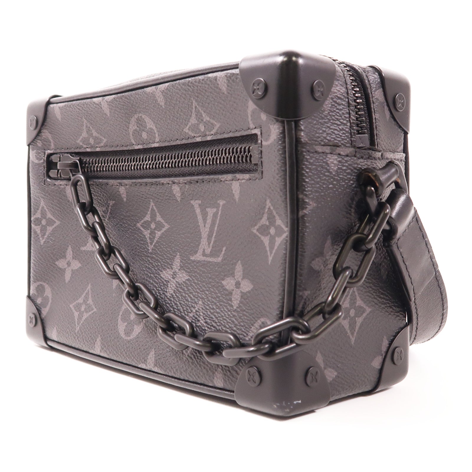 LOUIS VUITTON Monogram Eclipse Mini Soft Trunk肩背袋