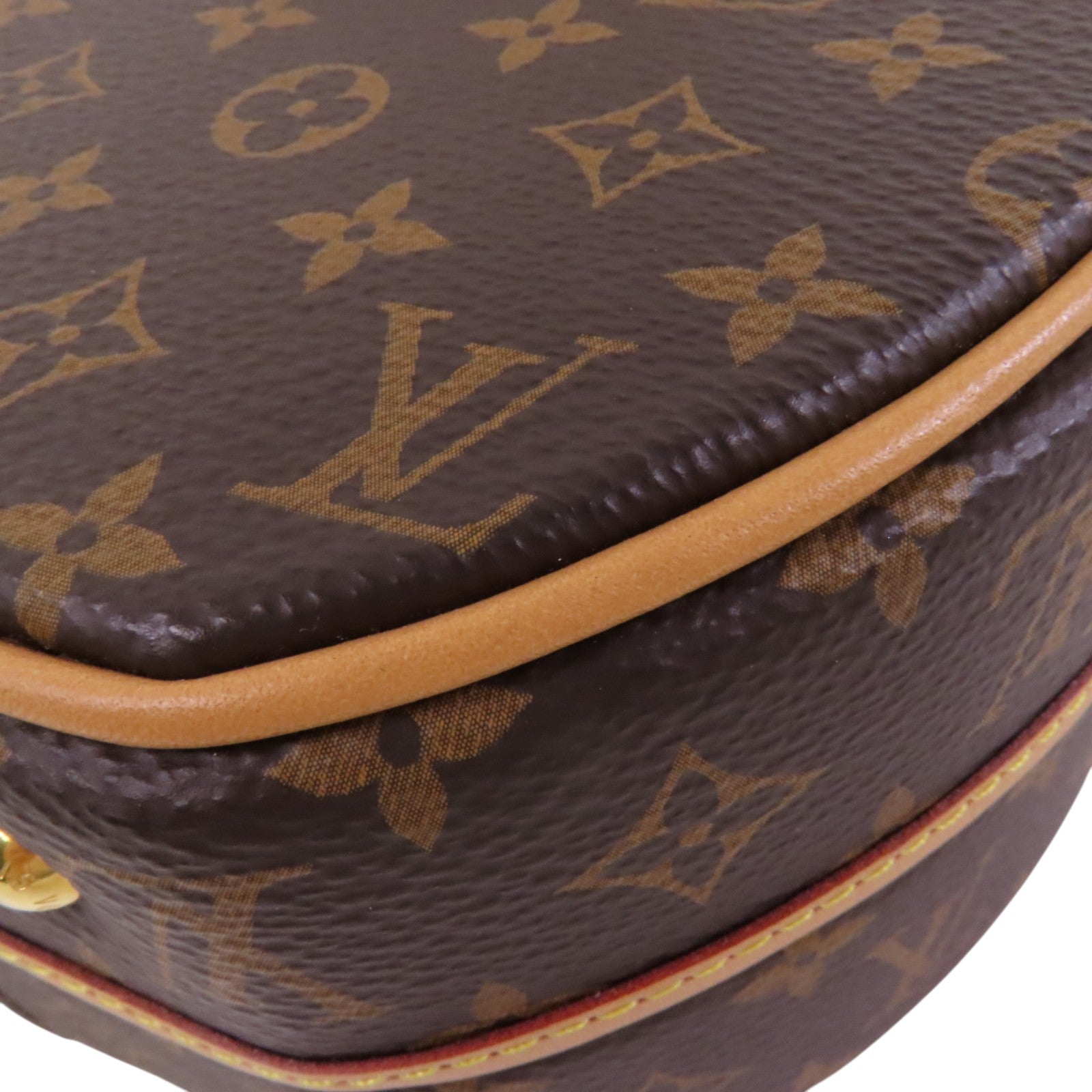 LOUIS VUITTON Monogram Petite Boite Chapeau金扣手挽肩背兩用袋
