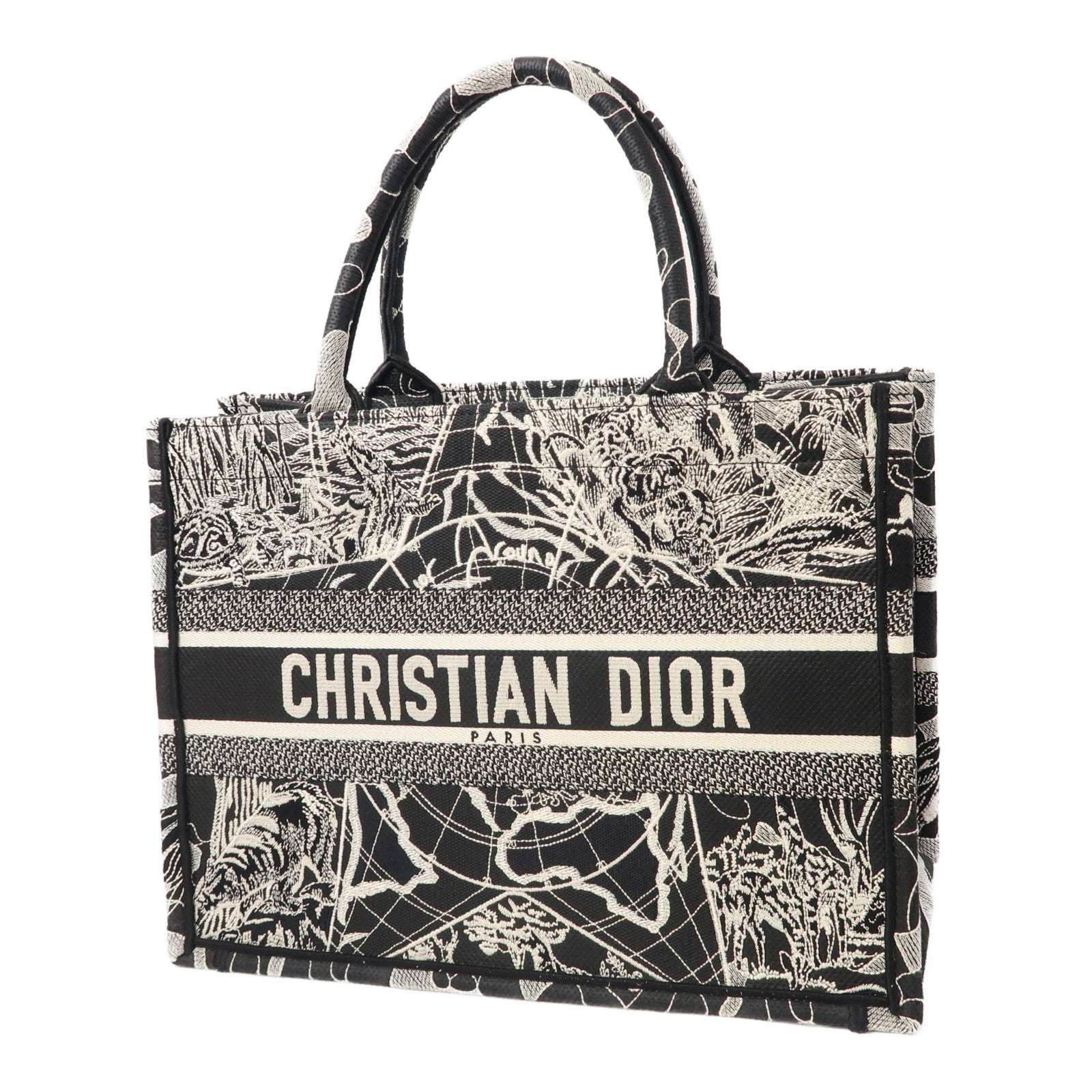 Dior 【激減優惠】帆布Book Tote Medium手挽袋黑色