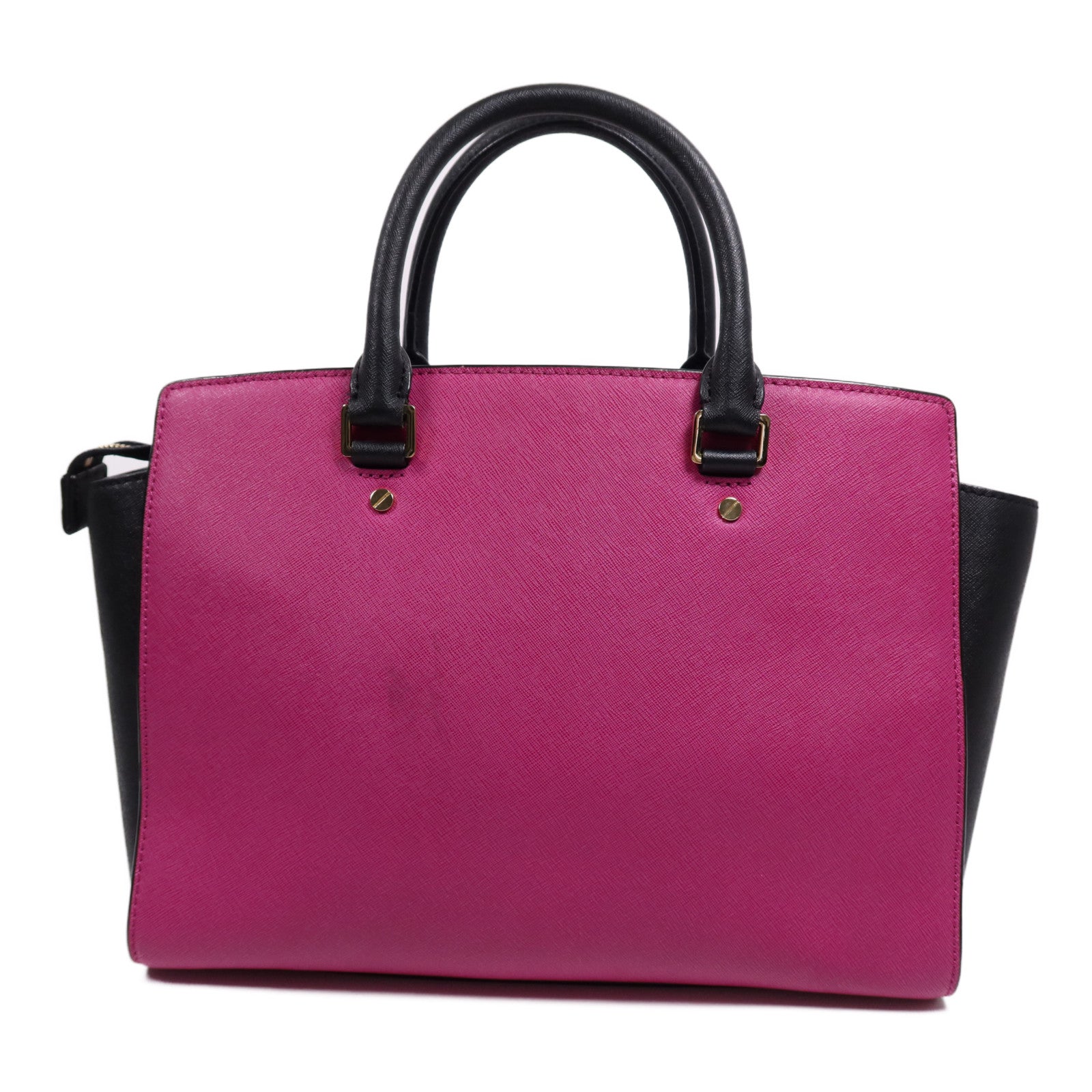 Michael Kors 牛皮皮革2 way Shoulder Bag金扣手挽肩背兩用袋