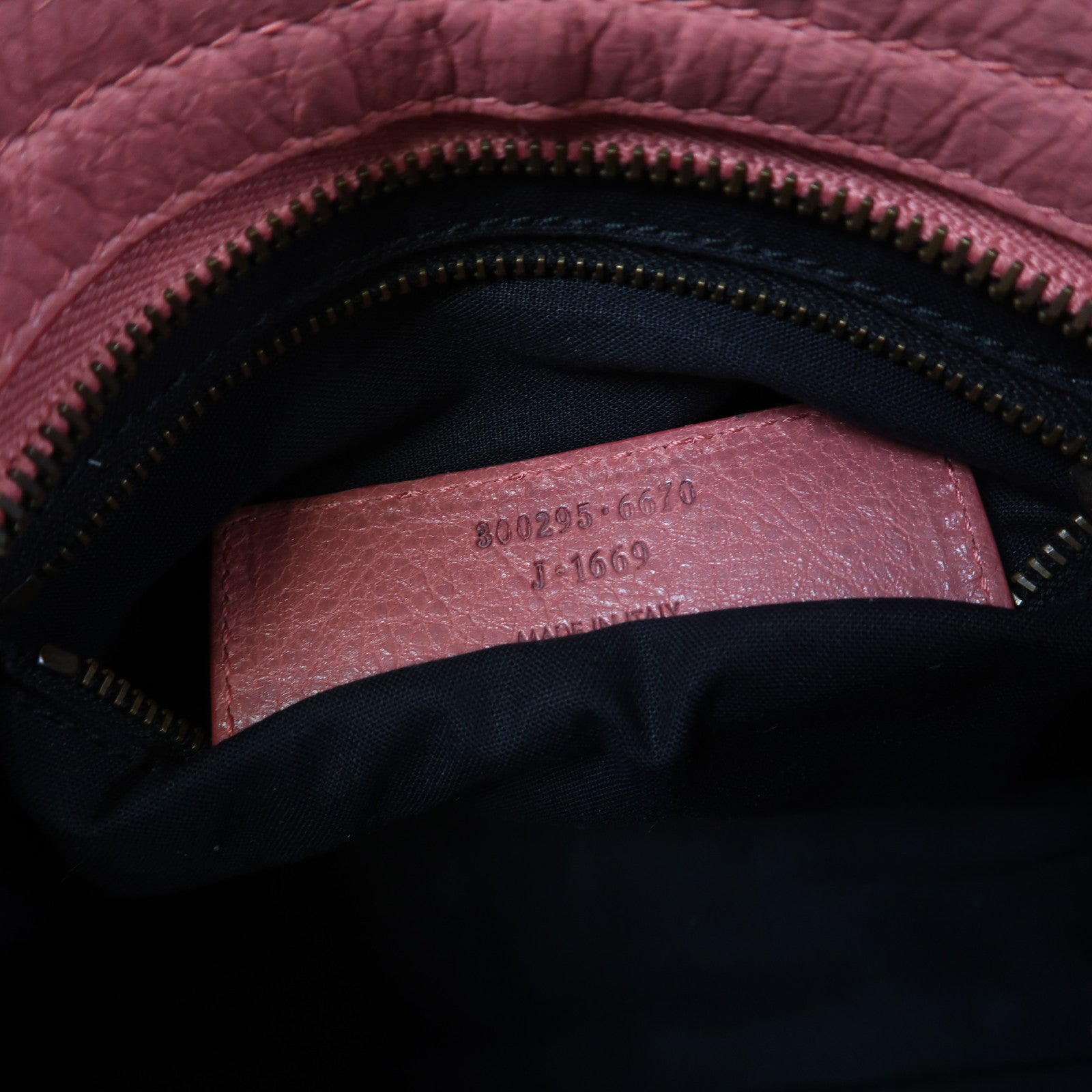 BALENCIAGA 牛皮皮革Mini City手挽肩背兩用袋粉紅色