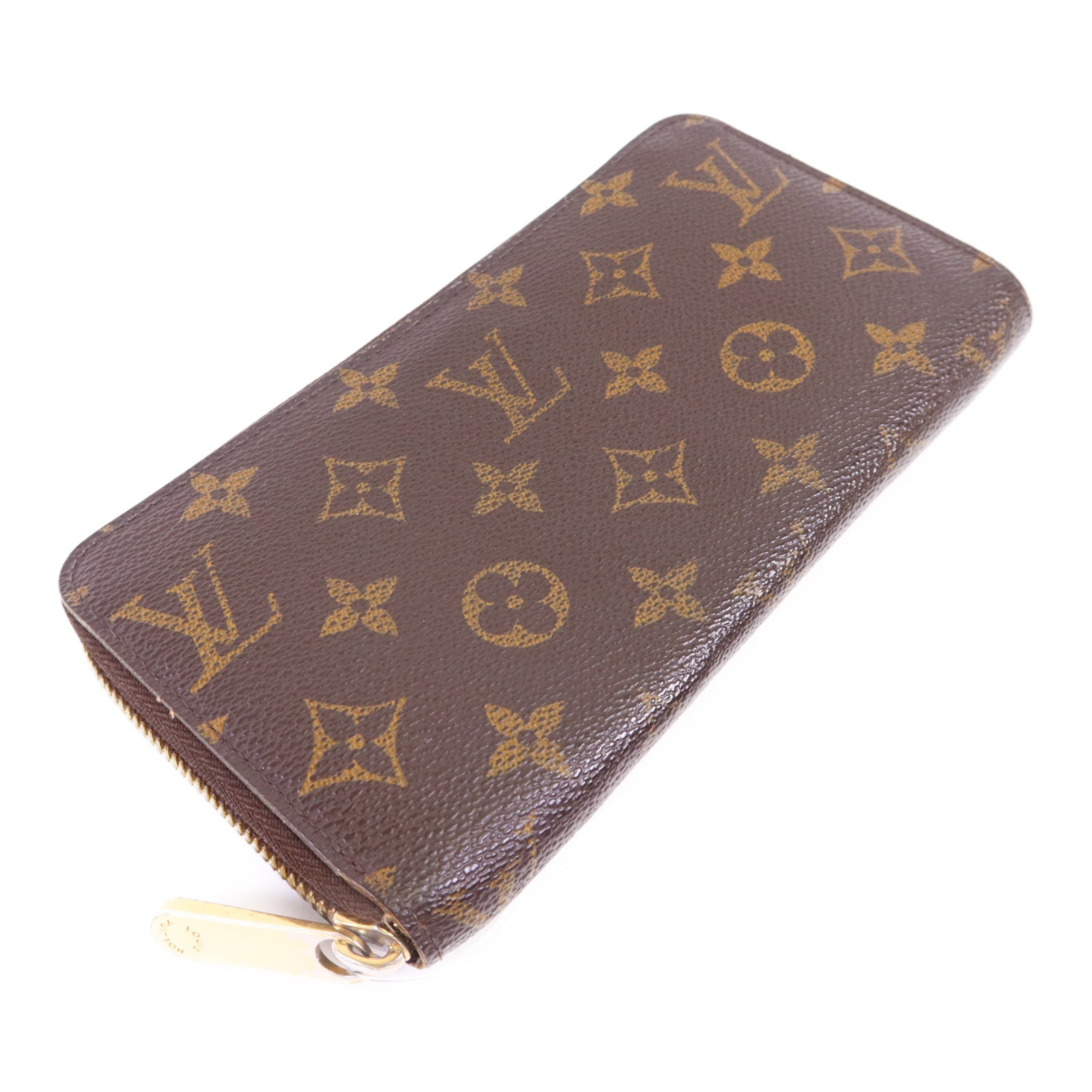LOUIS VUITTON Monogram Zipper Long Wallet金扣長錢包