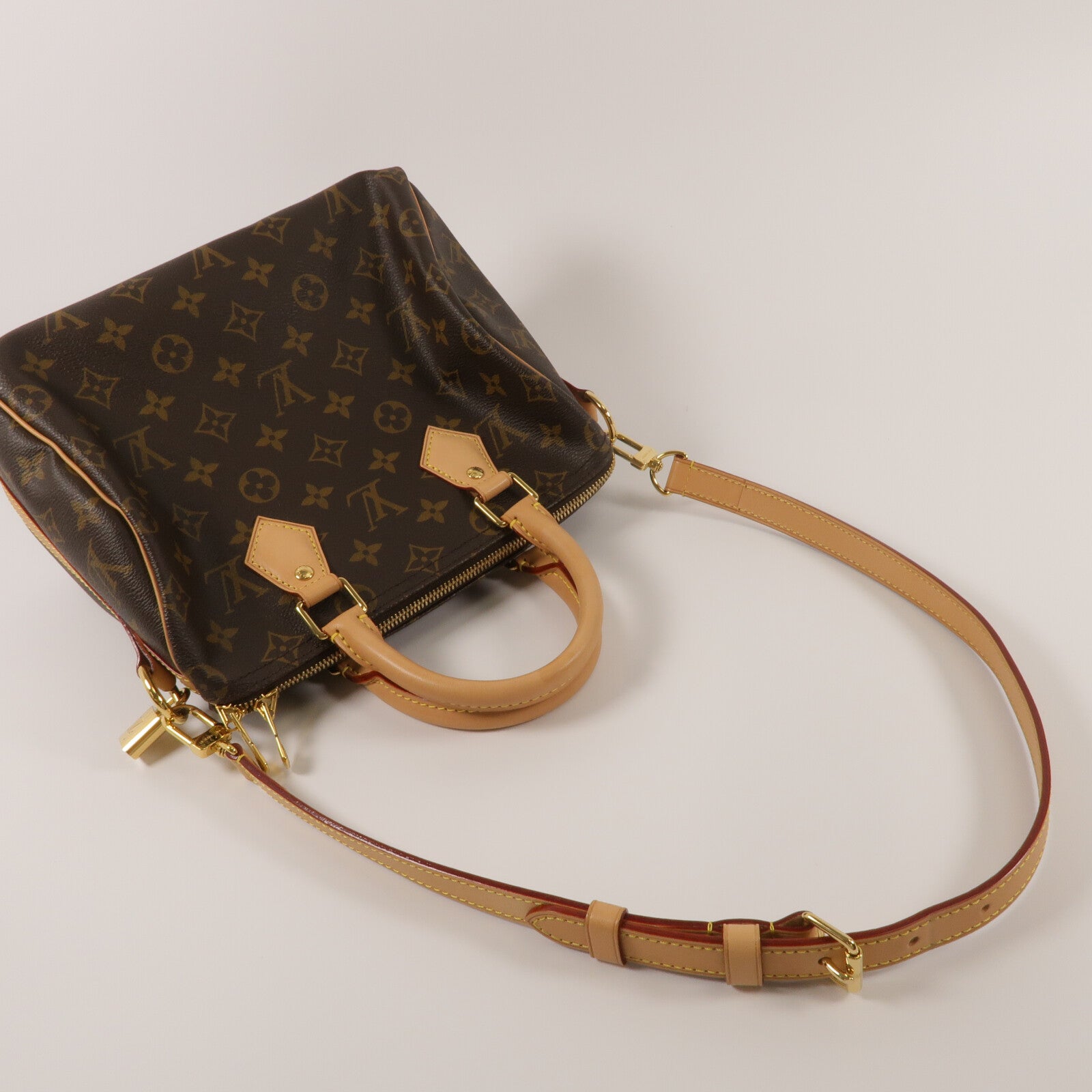LOUIS VUITTON Monogram Speedy Bandouliere 25手挽肩背兩用袋