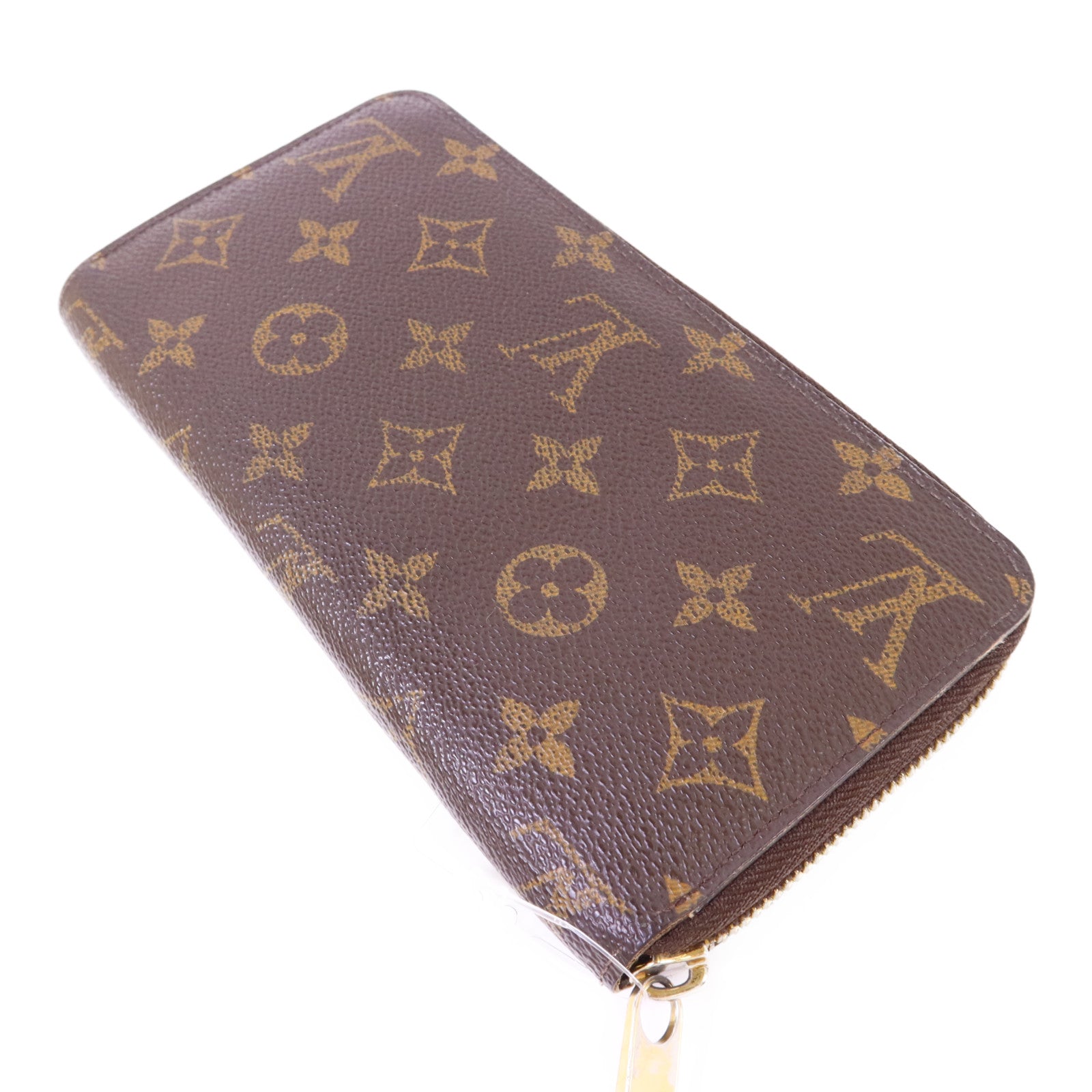 LOUIS VUITTON Monogram Zipper Long Wallet金扣長錢包