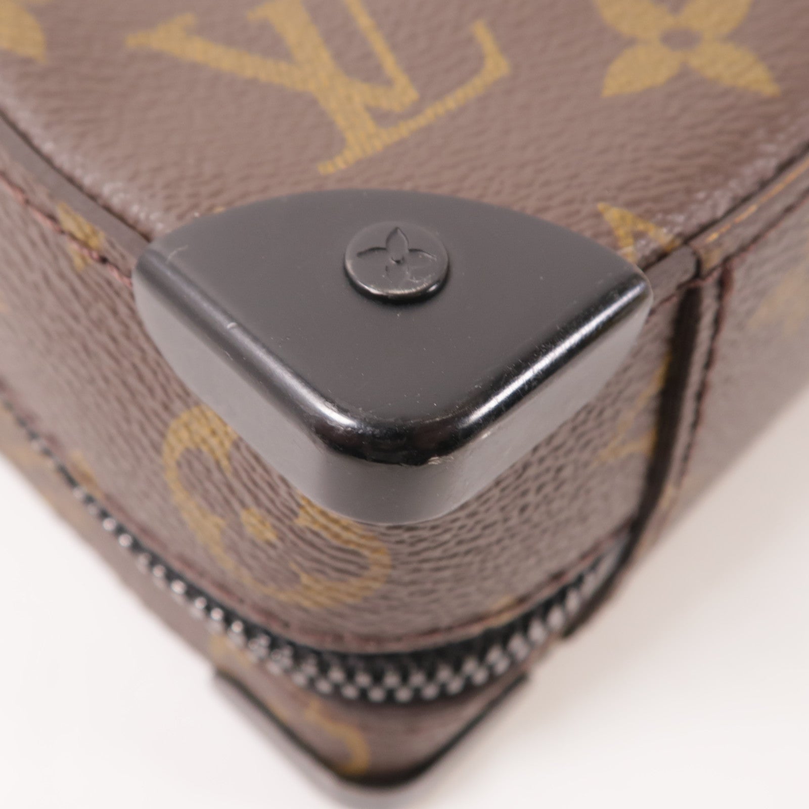 LOUIS VUITTON LV Handle Soft Truck 2way Shoulder Bag M45935 Monogram Macassar