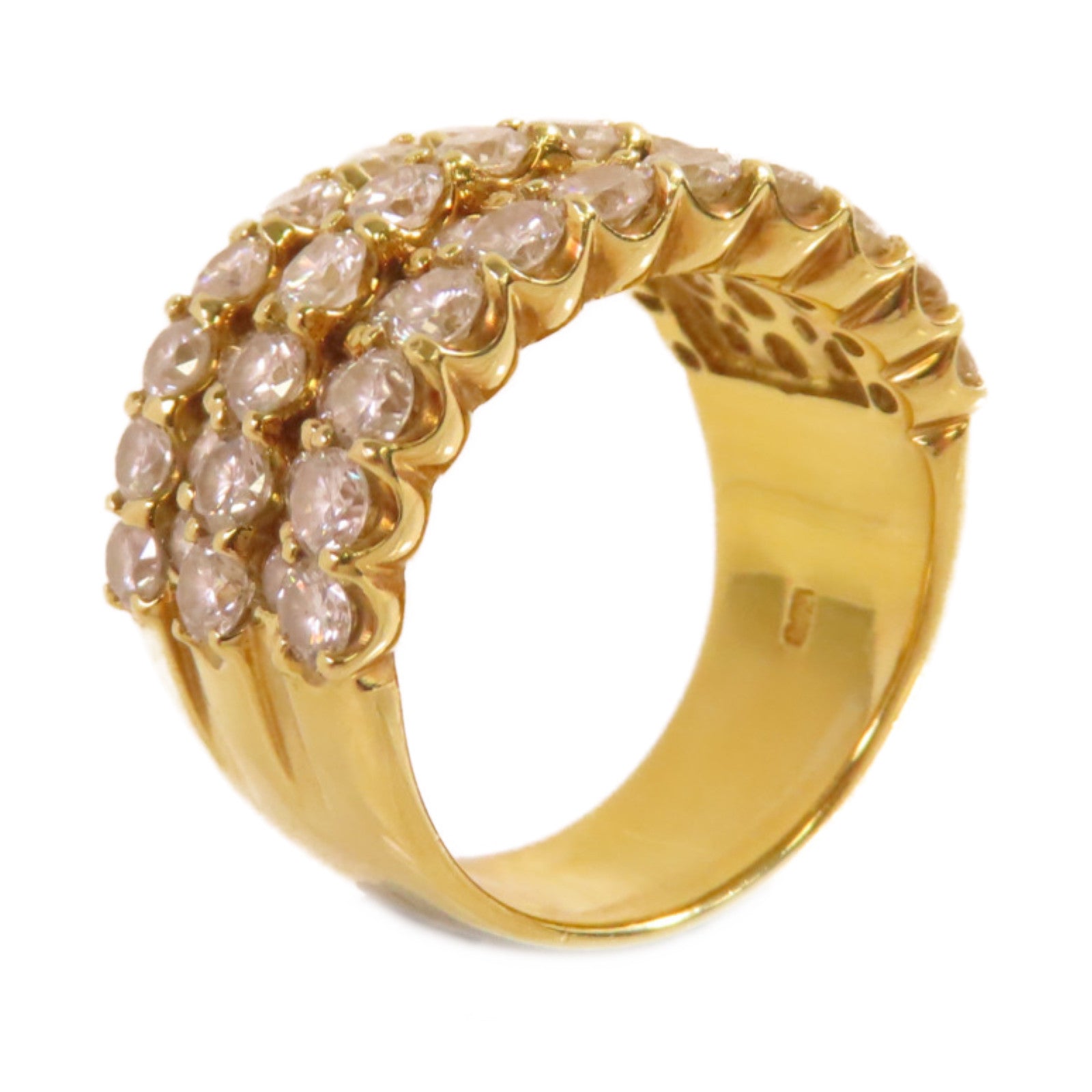 JEWELRY 18K黃金/3.00ct鑚石Diamond Ring戒指US#6