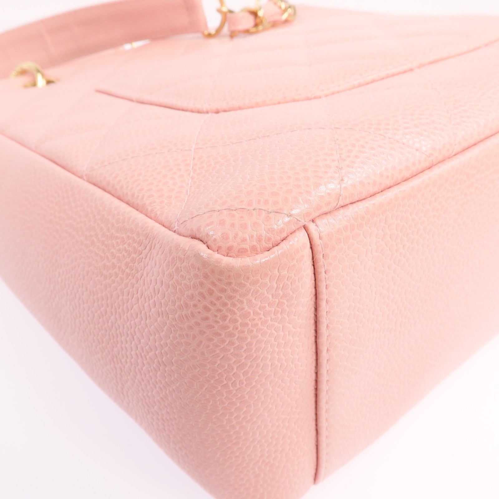 CHANEL PST Petite Shopping Tote Bag金扣鏈帶肩背袋