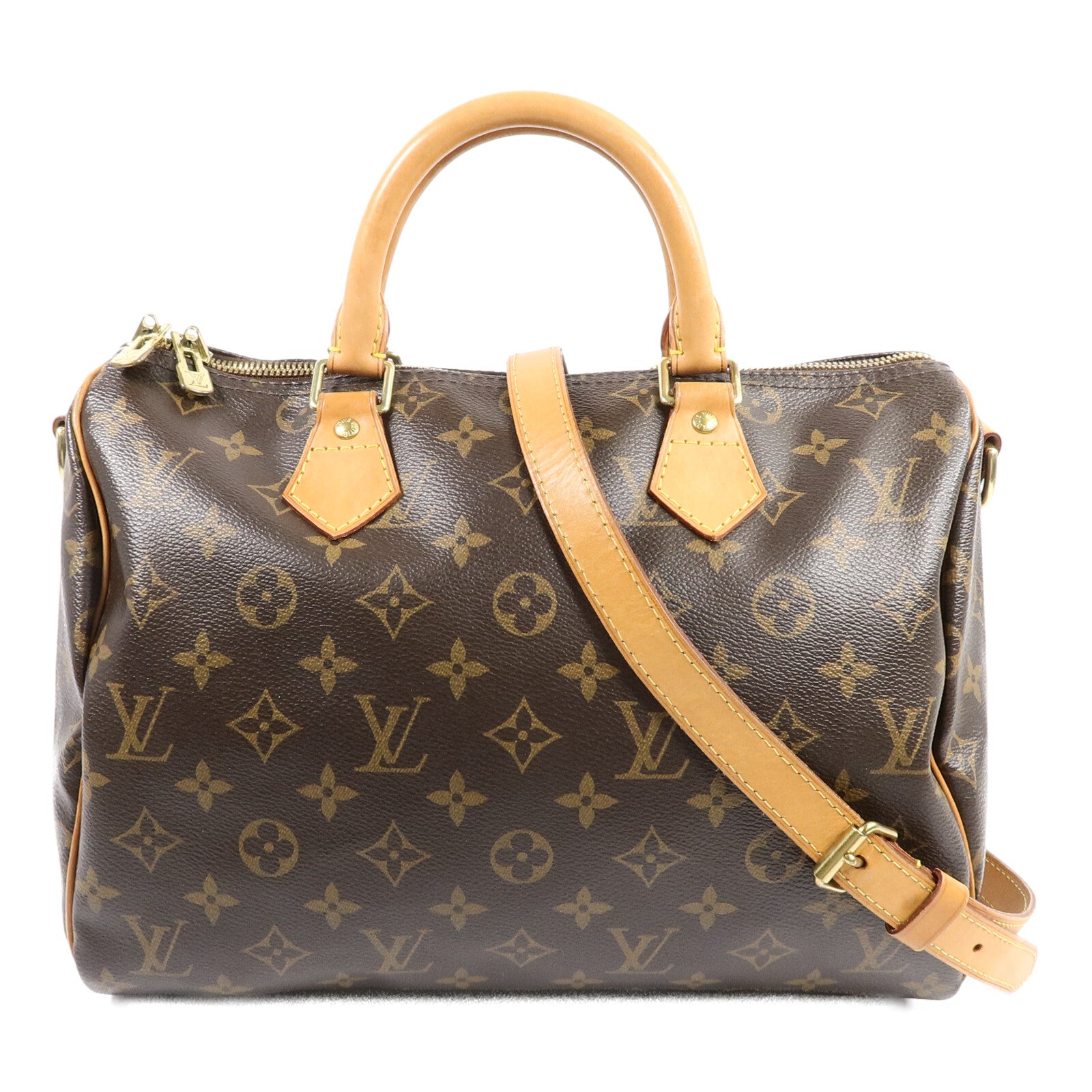 LOUIS VUITTON Monogram Speedy Bandouliere 30手挽肩背兩用袋