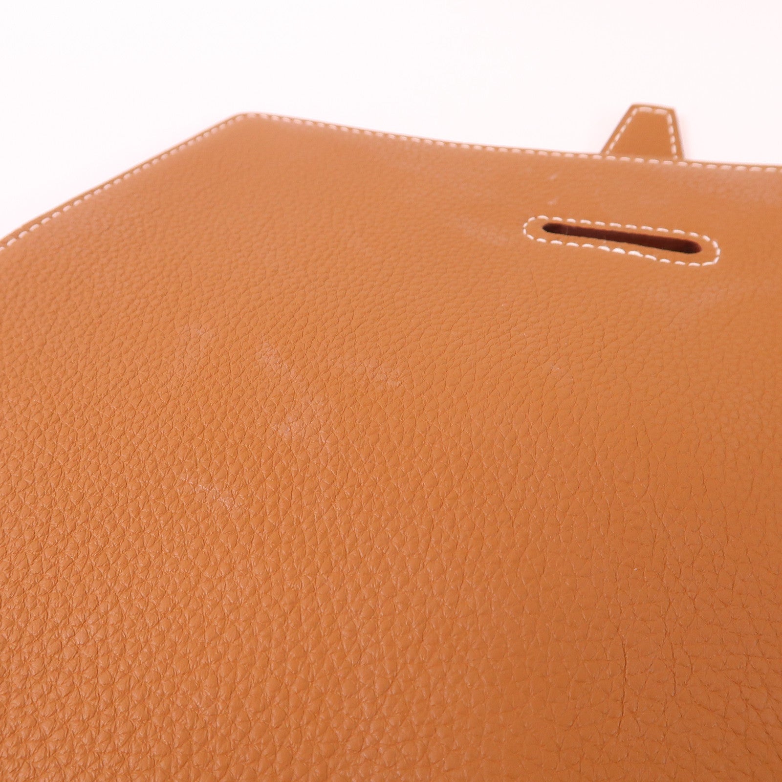 HERMES Togo皮革Steve Light Junior肩背袋37 Gold