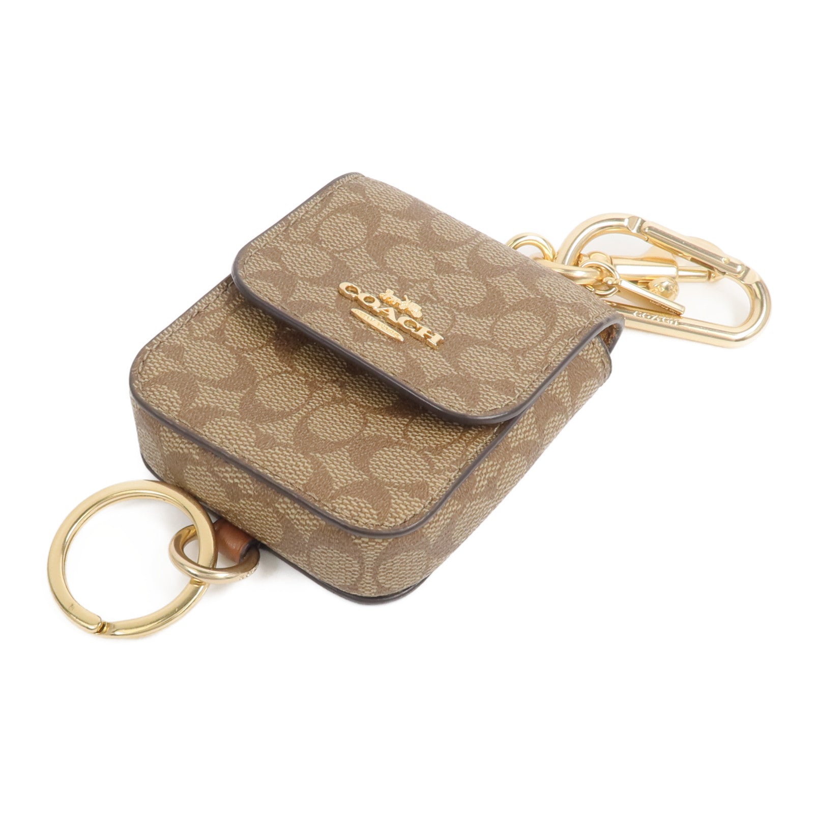 COACH 塗層帆布Multi Attachments Case Bag Charm掛飾