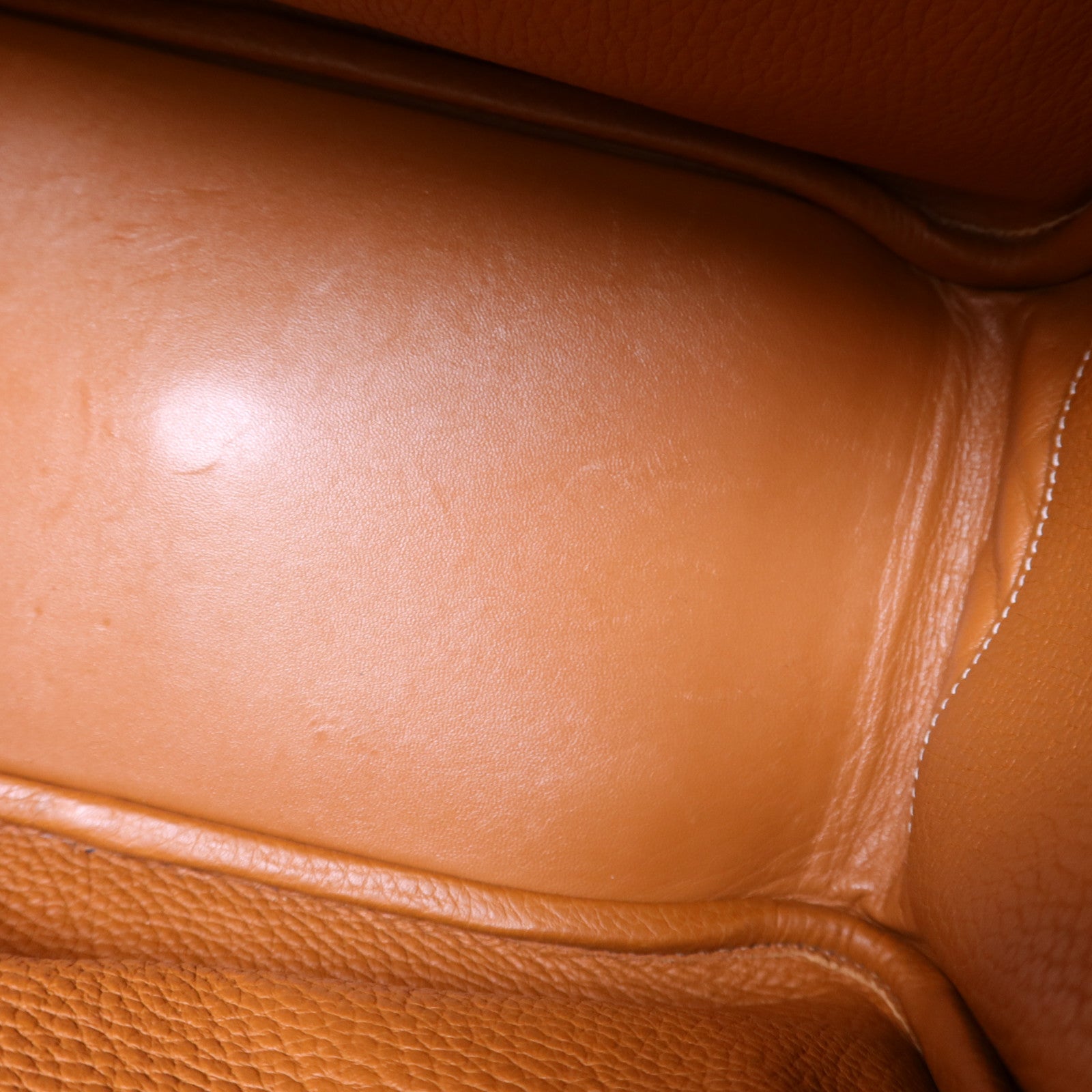 HERMES Clemence皮革Lindy 30銀扣手挽肩背兩用袋Gold