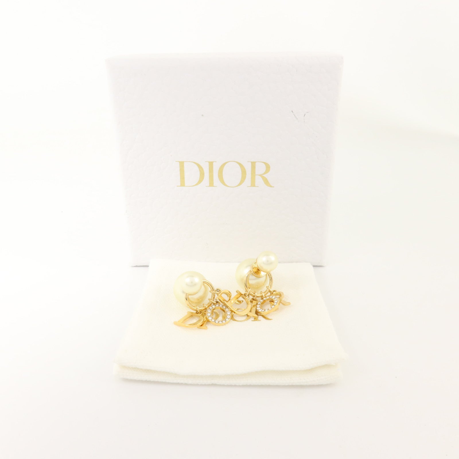 Dior PVC/金屬Tribales Earrings耳環