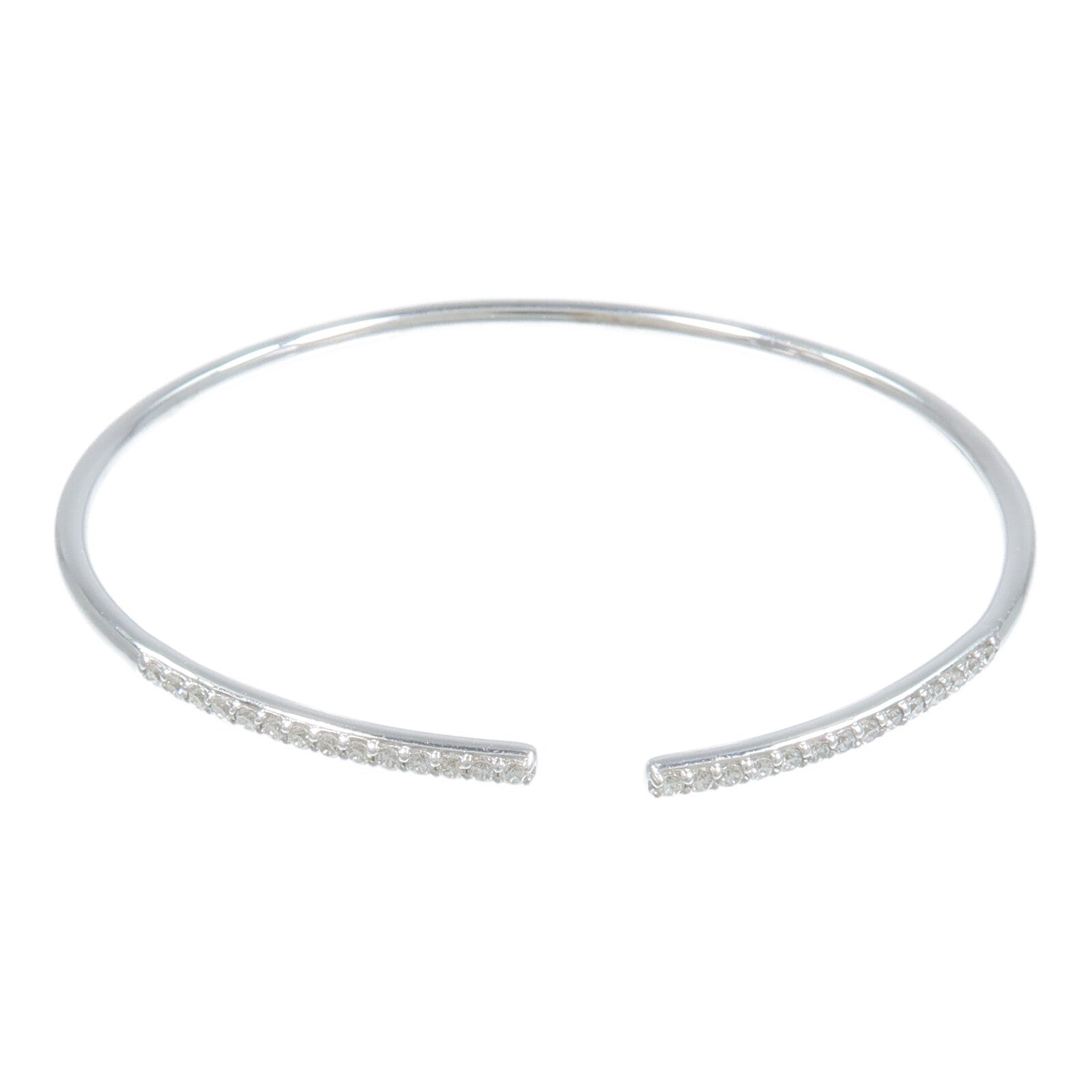 JEWELRY 18K白金Diamond bangle鑽石手鐲