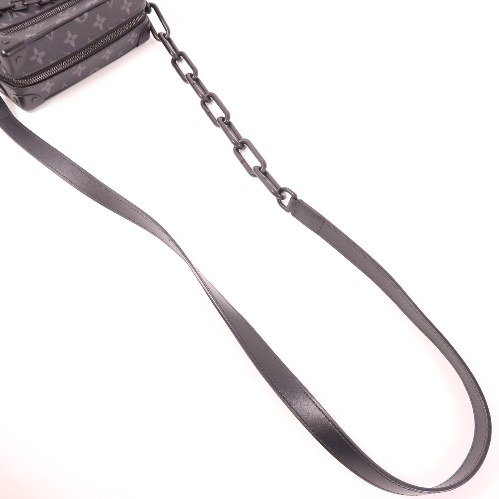 LOUIS VUITTON Monogram Eclipse Mini Soft Trunk肩背袋