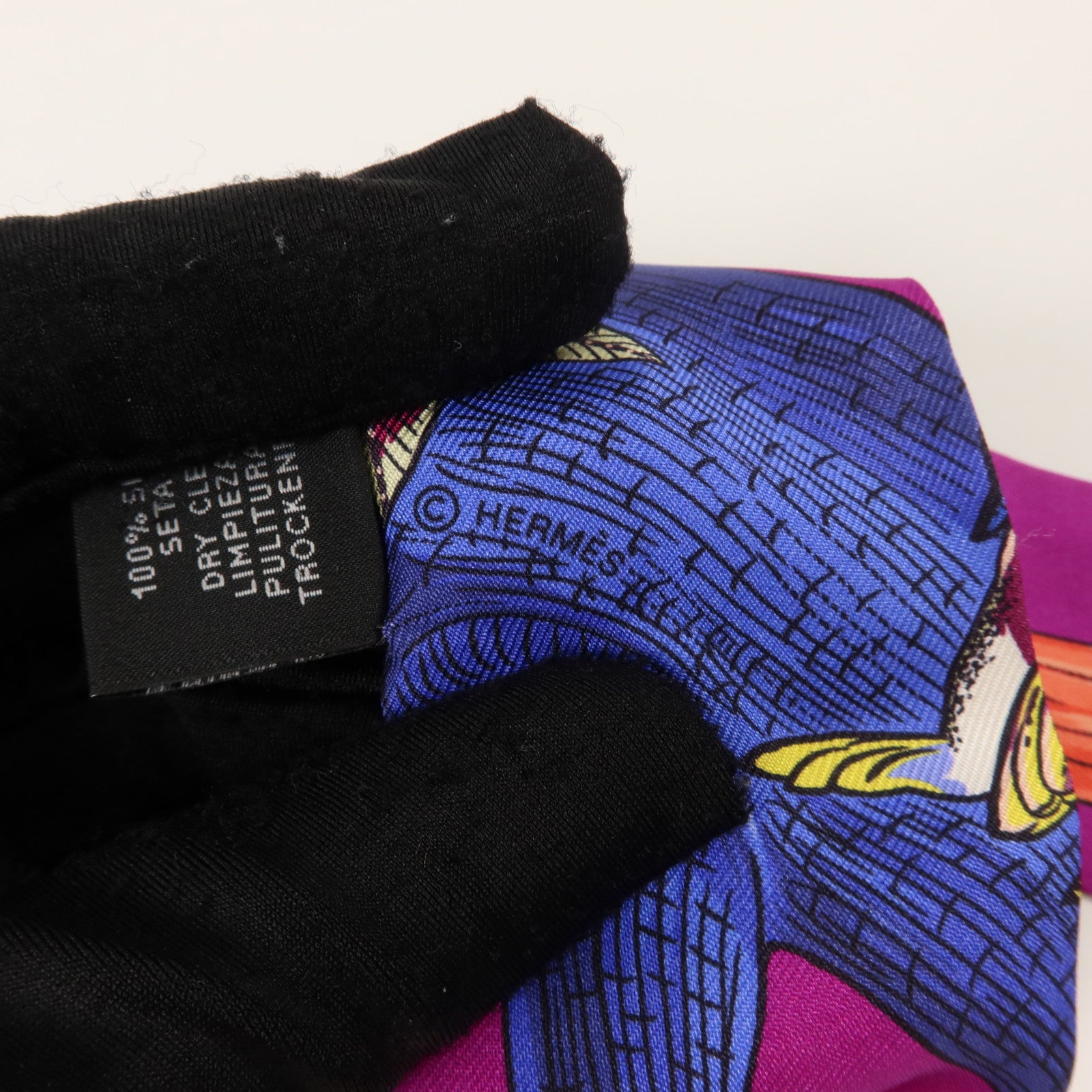 HERMES 絲質Twilly絲巾