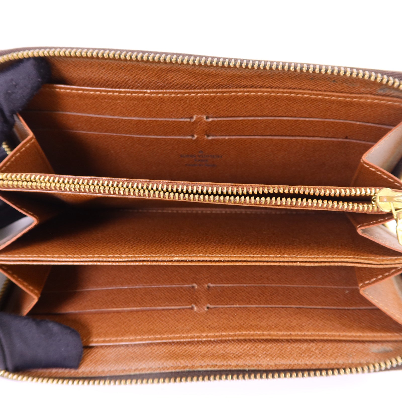 LOUIS VUITTON Monogram Zipper Long Wallet金扣長錢包
