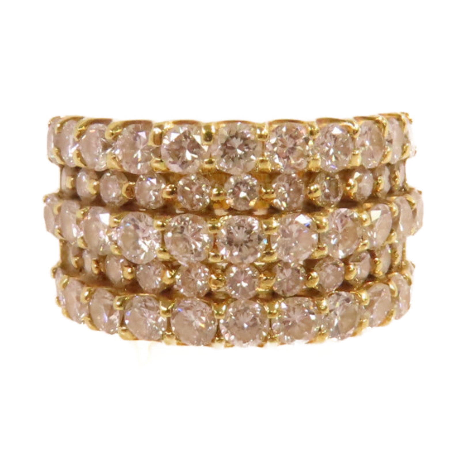JEWELRY 18K黃金/3.00ct鑚石Diamond Ring戒指US#6